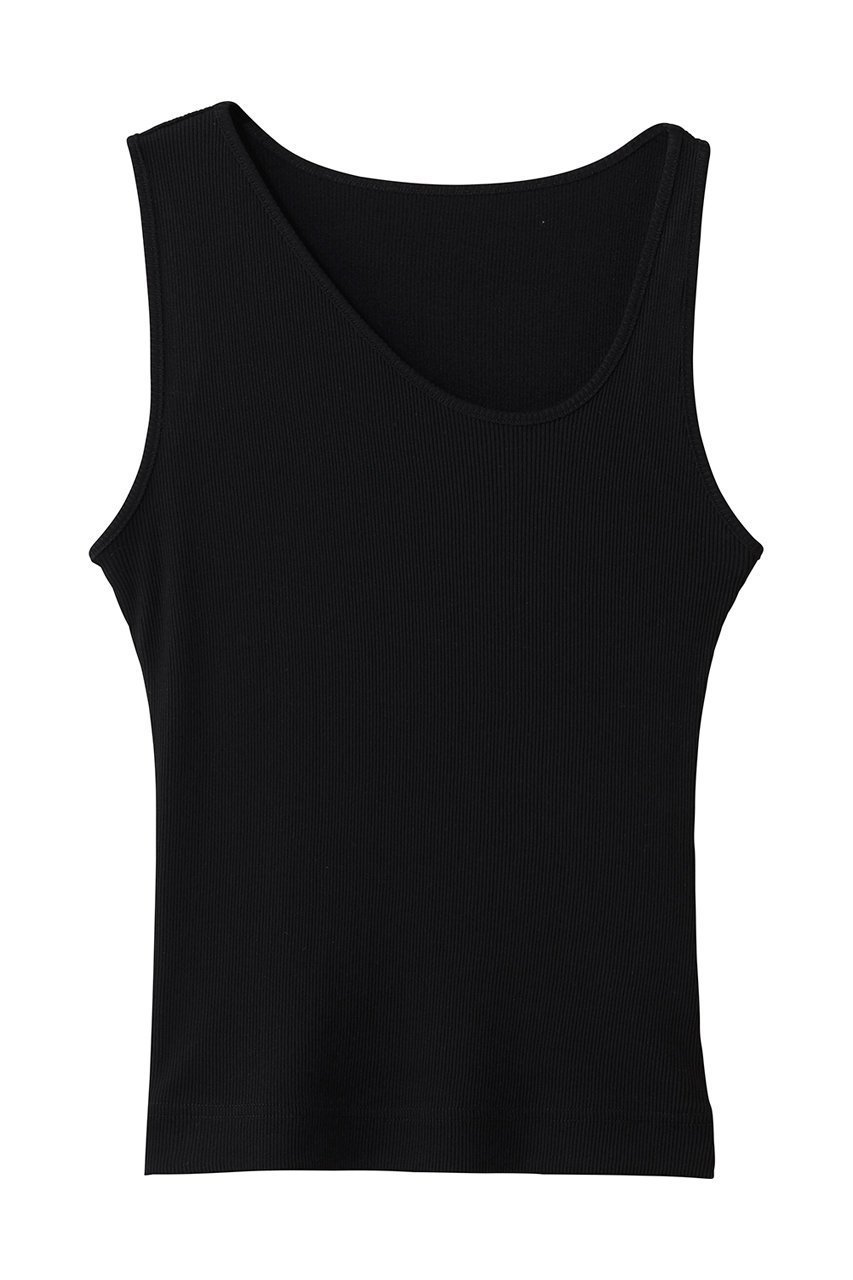 【スタニングルアー/STUNNING LURE】のカーブネックタンク インテリア・キッズ・メンズ・レディースファッション・服の通販 founy(ファニー) 　ファッション　Fashion　レディースファッション　Fashion for Women　トップス・カットソー　Cut & Sew Tops　キャミソール&ノースリーブ　Camisoles & Sleeveless Tops　シャツ・ブラウス・オフィスカジュアル　Elegant Blouses & Button-Ups　ロングTシャツ・Tシャツ　Longline T-Shirts & Tees　カットソー・ベーシックTシャツ　Cut-and-Sewn Tops / Stretch Tees & Basics　カーディガン　Cardigan, Knitwear　キャミソール　Camisole, Spaghetti Strap Top　ジャケット　Jacket, Outerwear　タンク　Tank Top, Sleeveless Top　デコルテ　Décolleté, Neckline　フィット　Fit, Slim Fit　再入荷　Restock / Back in Stock　ブラック|ID: prp329100004932368 ipo3291000000037020637