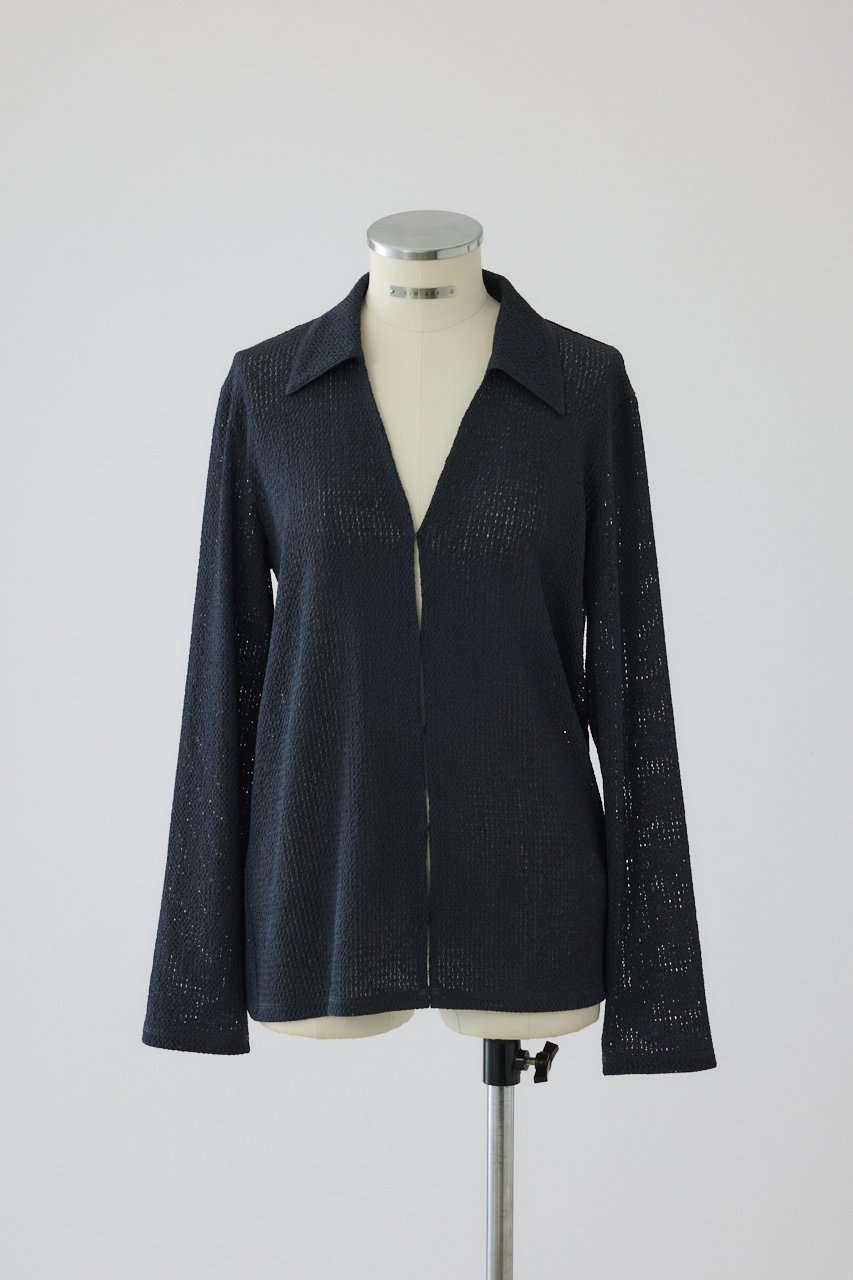 【リムアーク/RIM.ARK】のSheer lace hook tops/トップス インテリア・キッズ・メンズ・レディースファッション・服の通販 founy(ファニー) 　ファッション　Fashion　レディースファッション　Fashion for Women　トップス・カットソー　Cut & Sew Tops　シャツ・ブラウス・オフィスカジュアル　Elegant Blouses & Button-Ups　ロングTシャツ・Tシャツ　Longline T-Shirts & Tees　カットソー・ベーシックTシャツ　Cut-and-Sewn Tops / Stretch Tees & Basics　おすすめ　Recommended / Our Picks　インナー　Innerwear　キャミソール　Camisole, Spaghetti Strap Top　クール　Cool, Chic　ジャケット　Jacket, Outerwear　スラックス　Slacks, Dress Pants　スリーブ　Sleeve, Long Sleeve / Short Sleeve　タンク　Tank Top, Sleeveless Top　ダウン　Down, Puffer　デニム　Denim, Jeans Material　フロント　Front, Front Design　レース　Lace, Lace Fabric　ロング　Long, Long-Length　ダークブルー|ID: prp329100004932371 ipo3291000000037020664