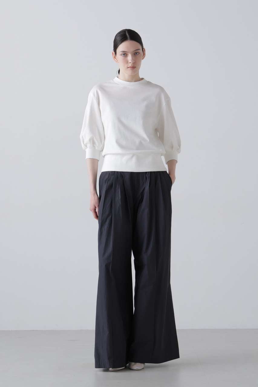 【アドーア/ADORE】のハイゲージウラケトップス 人気、トレンドファッション・服の通販 founy(ファニー) 　ファッション　Fashion　レディースファッション　Fashion for Women　トップス・カットソー　Cut & Sew Tops　シャツ・ブラウス・オフィスカジュアル　Elegant Blouses & Button-Ups　ロングTシャツ・Tシャツ　Longline T-Shirts & Tees　カットソー・ベーシックTシャツ　Cut-and-Sewn Tops / Stretch Tees & Basics　カットソー　Cut and Sewn Top　コンパクト　Compact, Small Size　ショート　Short, Short Length　スリーブ　Sleeve, Long Sleeve / Short Sleeve　テレコ　Ribbed, Rib Stitch　バランス　Balance, Style Balance　other-2|ID: prp329100004932373 ipo3291000000037020687