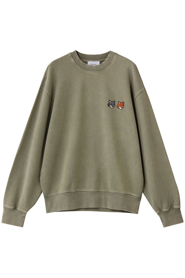 【メゾン キツネ/MAISON KITSUNE / MEN】の【MEN】DOUBLE FOX HEAD FADED COMFORT スウェットシャツ インテリア・キッズ・メンズ・レディースファッション・服の通販 founy(ファニー) https://founy.com/ ファッション Fashion メンズファッション Fashion for Men トップス・カットソー Cut & Sew Tops パーカー・フーディー / カジュアルコーデ Hoodies & Parkas メンズシャツ Shirts スラックス Slacks, Dress Pants デニム Denim, Jeans Material パッチ Patch, Appliqué |ID: prp329100004932378 ipo3291000000037020729