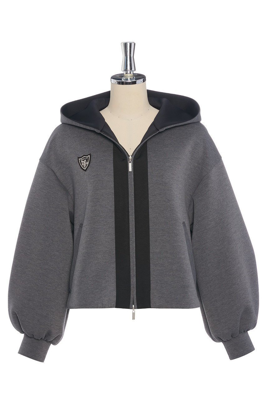 【デイジーリン/DAISY LIN】のミルフィーユスウェット“Daisy Parka” インテリア・キッズ・メンズ・レディースファッション・服の通販 founy(ファニー) 　ファッション　Fashion　レディースファッション　Fashion for Women　トップス・カットソー　Cut & Sew Tops　シャツ・ブラウス・オフィスカジュアル　Elegant Blouses & Button-Ups　レディースパーカー・カジュアルフーディー　Casual Hoodies & Sweatshirts　ロングTシャツ・Tシャツ　Longline T-Shirts & Tees　スウェット・クルーネックトップス　Sweatshirts & Crewnecks / Relaxed Fit Sweat Tops　カットソー・ベーシックTシャツ　Cut-and-Sewn Tops / Stretch Tees & Basics　インナー　Innerwear　ウォッシャブル　Machine Washable　軽量　Lightweight, Ultra Light　ショルダー　Shoulder, Shoulder Strap　スウェット / スエット　Sweatshirt, Sweatwear　ストレッチ　Stretch, Stretchy Fabric　スリーブ　Sleeve, Long Sleeve / Short Sleeve　ドロップ　Drop Shoulder, Dropped Style　人気　Popular, Best Seller　バランス　Balance, Style Balance　フロント　Front, Front Design　ボックス　Boxy, Box Shape　ポケット　Pocket, Pocket Detail　リラックス　Relax, Relaxed Fit　旅行　Travel　エレガント 上品　Elegant　新作・新入荷　New Arrivals / New In　リッチグレー|ID: prp329100004932380 ipo3291000000037020745