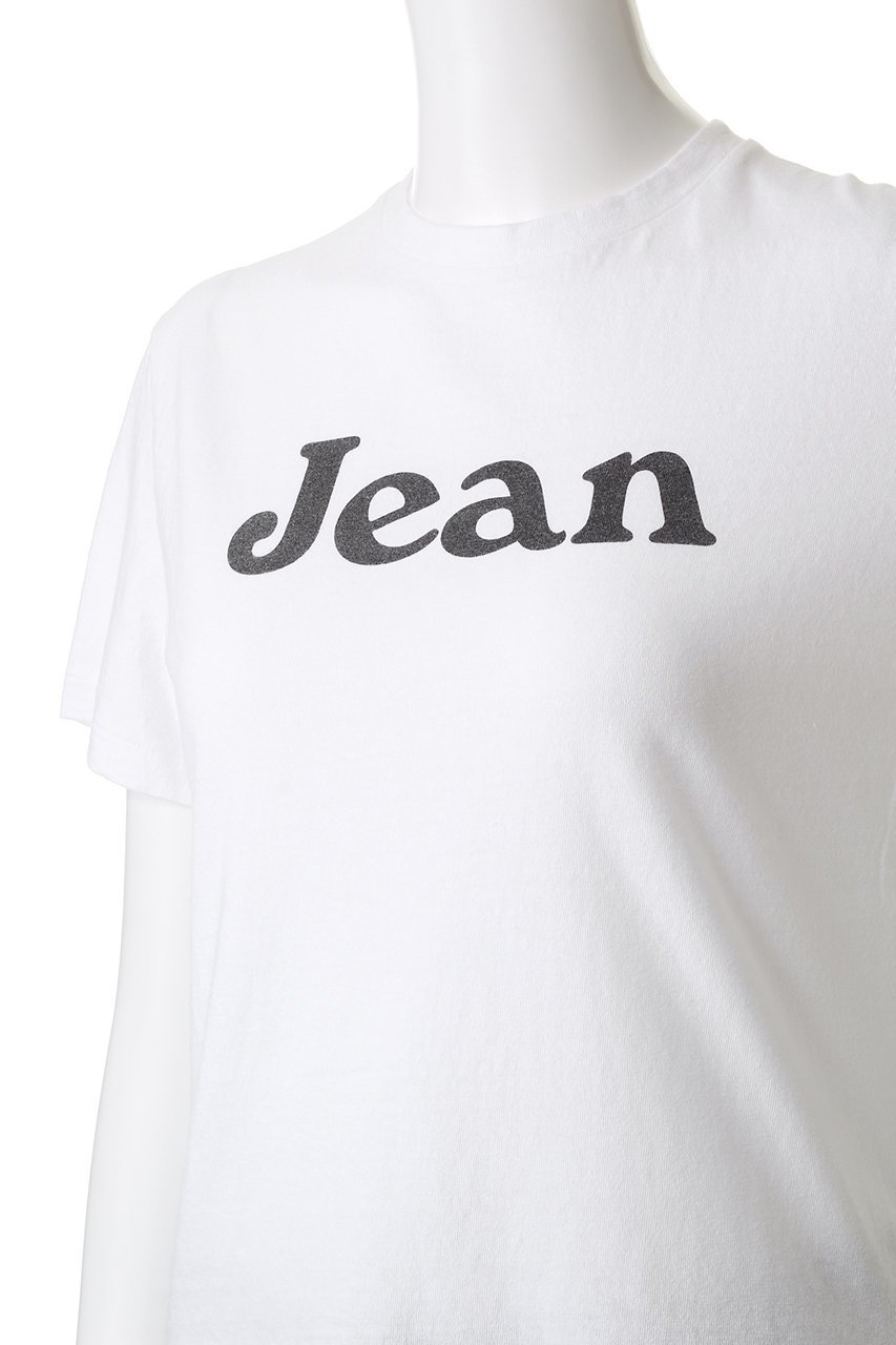 【マディソンブルー/MADISONBLUE】のCREW NECK TEE JEAN クルーネックTシャツ 人気、トレンドファッション・服の通販 founy(ファニー) 　ファッション　Fashion　レディースファッション　Fashion for Women　トップス・カットソー　Cut & Sew Tops　シャツ・ブラウス・オフィスカジュアル　Elegant Blouses & Button-Ups　ロングTシャツ・Tシャツ　Longline T-Shirts & Tees　カットソー・ベーシックTシャツ　Cut-and-Sewn Tops / Stretch Tees & Basics　イラスト　Illustration　ショート　Short, Short Length　シンプル　Simple, Minimal　スリーブ　Sleeve, Long Sleeve / Short Sleeve　プリント　Print, Printed Pattern　other-5|ID: prp329100004932388 ipo3291000000037020800