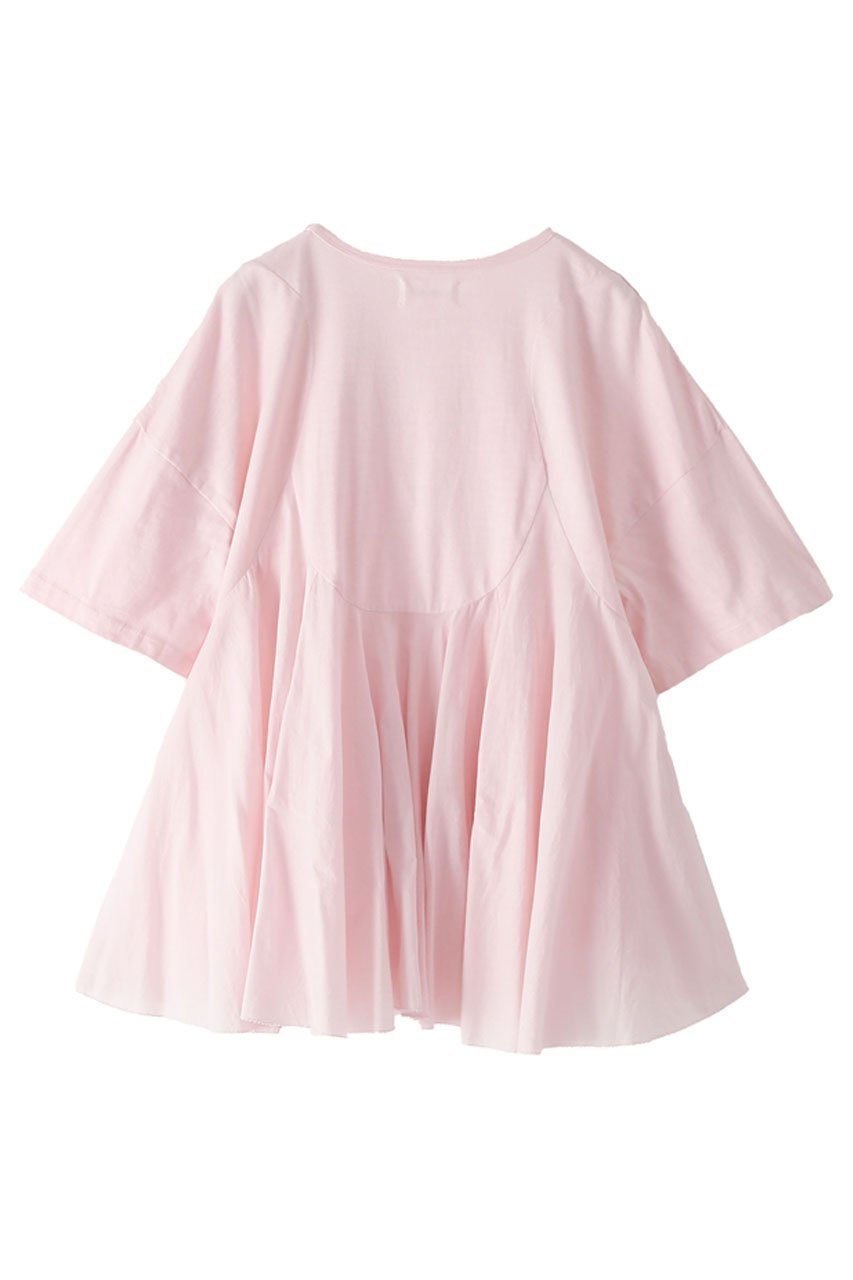 【アユーシ/AAYUSHI】のペプラムラッフルTシャツ 人気、トレンドファッション・服の通販 founy(ファニー) 　ファッション　Fashion　レディースファッション　Fashion for Women　トップス・カットソー　Cut & Sew Tops　シャツ・ブラウス・オフィスカジュアル　Elegant Blouses & Button-Ups　ロングTシャツ・Tシャツ　Longline T-Shirts & Tees　カットソー・ベーシックTシャツ　Cut-and-Sewn Tops / Stretch Tees & Basics　インド　Indian Textile　エレガント 上品　Elegant　カットソー　Cut and Sewn Top　ショート　Short, Short Length　スラックス　Slacks, Dress Pants　スリム　Slim, Slim Fit　スリーブ　Sleeve, Long Sleeve / Short Sleeve　デニム　Denim, Jeans Material　定番　Standard, Basic Item　バランス　Balance, Style Balance　フリル　Frill, Ruffle　フレア　Flare, Flared　ペプラム　Peplum, Flared Hem　リラックス　Relax, Relaxed Fit　other-2|ID: prp329100004932389 ipo3291000000037020807