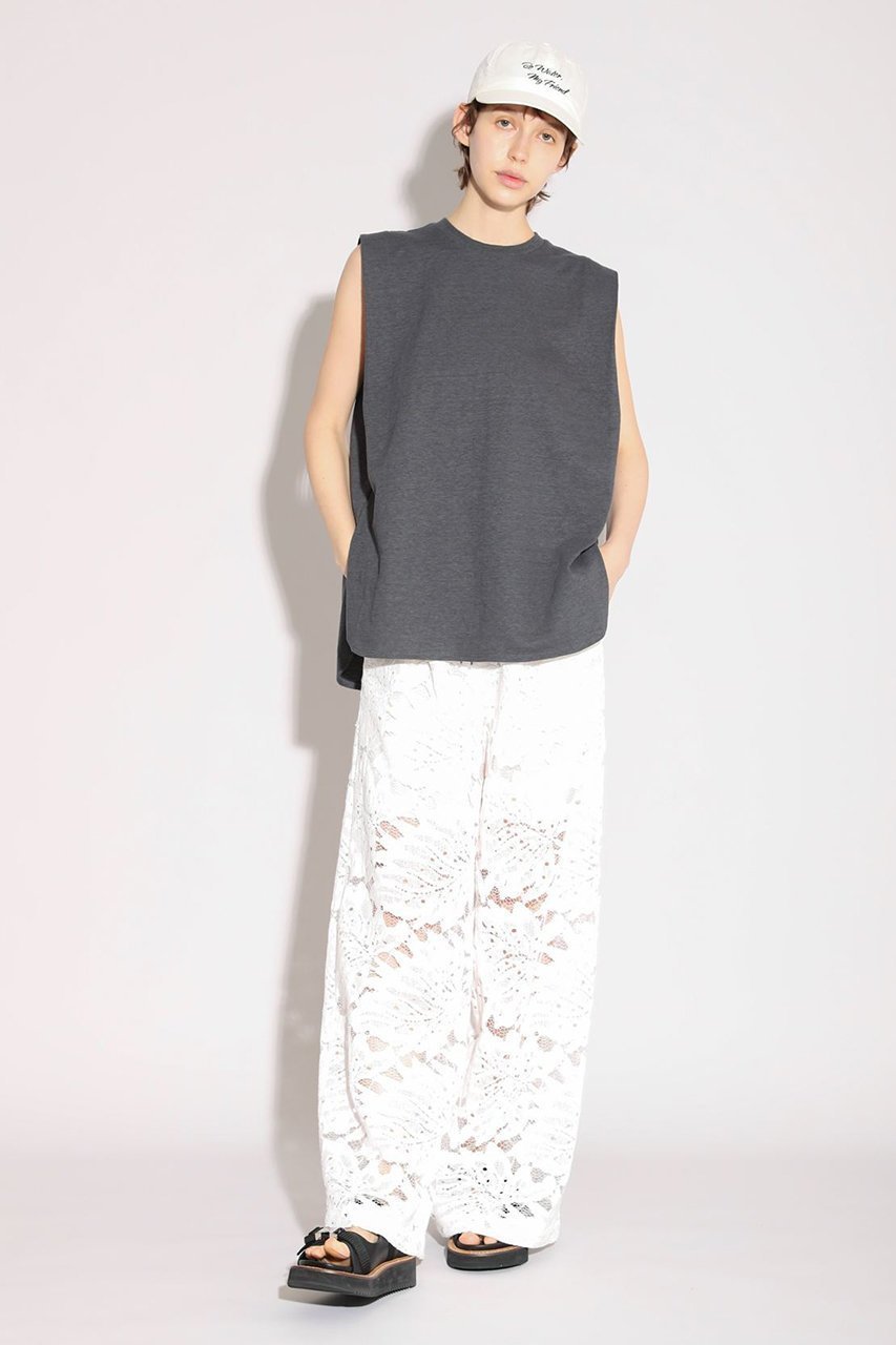 【サクラ/SACRA】のヴィンテージヘザードコットンノースリーブ 人気、トレンドファッション・服の通販 founy(ファニー) 　ファッション　Fashion　レディースファッション　Fashion for Women　トップス・カットソー　Cut & Sew Tops　キャミソール&ノースリーブ　Camisoles & Sleeveless Tops　シャツ・ブラウス・オフィスカジュアル　Elegant Blouses & Button-Ups　ロングTシャツ・Tシャツ　Longline T-Shirts & Tees　カットソー・ベーシックTシャツ　Cut-and-Sewn Tops / Stretch Tees & Basics　インナー　Innerwear　キャミソール　Camisole, Spaghetti Strap Top　ジャケット　Jacket, Outerwear　タンク　Tank Top, Sleeveless Top　ノースリーブ　Sleeveless, No-Sleeve　ビンテージ　Vintage, Retro Style　フォルム　Silhouette, Form　ボックス　Boxy, Box Shape　メランジ　Melange, Mixed Yarn　other-7|ID: prp329100004932391 ipo3291000000037020831