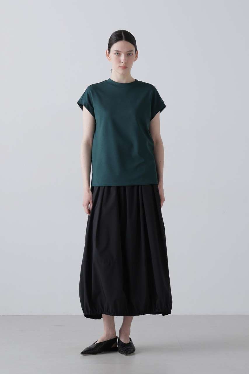 【アドーア/ADORE】のコンパクトポンチトップス 人気、トレンドファッション・服の通販 founy(ファニー) 　ファッション　Fashion　レディースファッション　Fashion for Women　トップス・カットソー　Cut & Sew Tops　シャツ・ブラウス・オフィスカジュアル　Elegant Blouses & Button-Ups　ロングTシャツ・Tシャツ　Longline T-Shirts & Tees　カットソー・ベーシックTシャツ　Cut-and-Sewn Tops / Stretch Tees & Basics　なめらか　Smooth, Silky Texture　コンパクト　Compact, Small Size　ショート　Short, Short Length　スリーブ　Sleeve, Long Sleeve / Short Sleeve　人気　Popular, Best Seller　定番　Standard, Basic Item　other-2|ID: prp329100004932395 ipo3291000000037020863