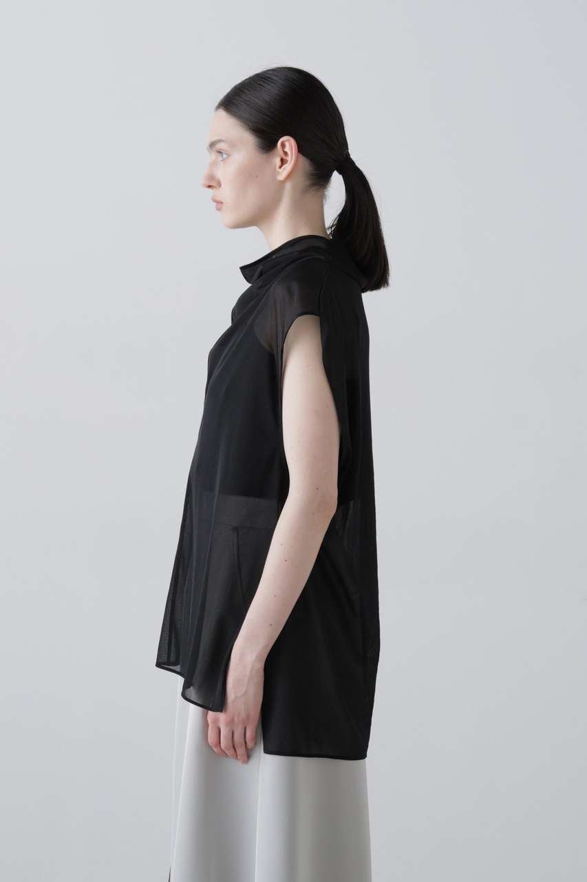 【アドーア/ADORE】のシアージャージートップス 人気、トレンドファッション・服の通販 founy(ファニー) 　ファッション　Fashion　レディースファッション　Fashion for Women　トップス・カットソー　Cut & Sew Tops　シャツ・ブラウス・オフィスカジュアル　Elegant Blouses & Button-Ups　ロングTシャツ・Tシャツ　Longline T-Shirts & Tees　カットソー・ベーシックTシャツ　Cut-and-Sewn Tops / Stretch Tees & Basics　インナー　Innerwear　シフォン　Chiffon, Lightweight Fabric　ショート　Short, Short Length　ジャケット　Jacket, Outerwear　ストレッチ　Stretch, Stretchy Fabric　スリーブ　Sleeve, Long Sleeve / Short Sleeve　夏　Summer　春　Spring　S/S・春夏　SS, Spring/Summer, Warm Season　other-3|ID: prp329100004932398 ipo3291000000037020887