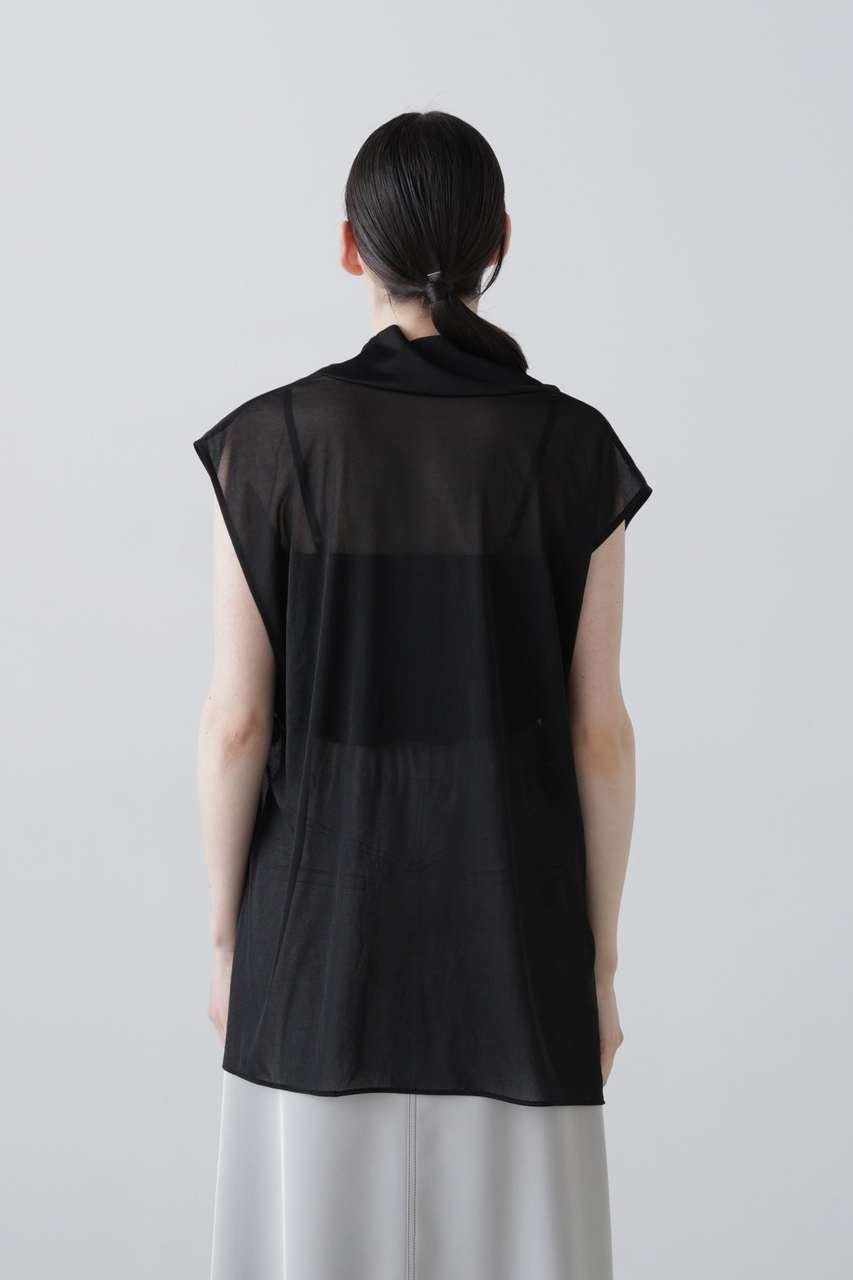 【アドーア/ADORE】のシアージャージートップス 人気、トレンドファッション・服の通販 founy(ファニー) 　ファッション　Fashion　レディースファッション　Fashion for Women　トップス・カットソー　Cut & Sew Tops　シャツ・ブラウス・オフィスカジュアル　Elegant Blouses & Button-Ups　ロングTシャツ・Tシャツ　Longline T-Shirts & Tees　カットソー・ベーシックTシャツ　Cut-and-Sewn Tops / Stretch Tees & Basics　インナー　Innerwear　シフォン　Chiffon, Lightweight Fabric　ショート　Short, Short Length　ジャケット　Jacket, Outerwear　ストレッチ　Stretch, Stretchy Fabric　スリーブ　Sleeve, Long Sleeve / Short Sleeve　夏　Summer　春　Spring　S/S・春夏　SS, Spring/Summer, Warm Season　other-4|ID: prp329100004932398 ipo3291000000037020888