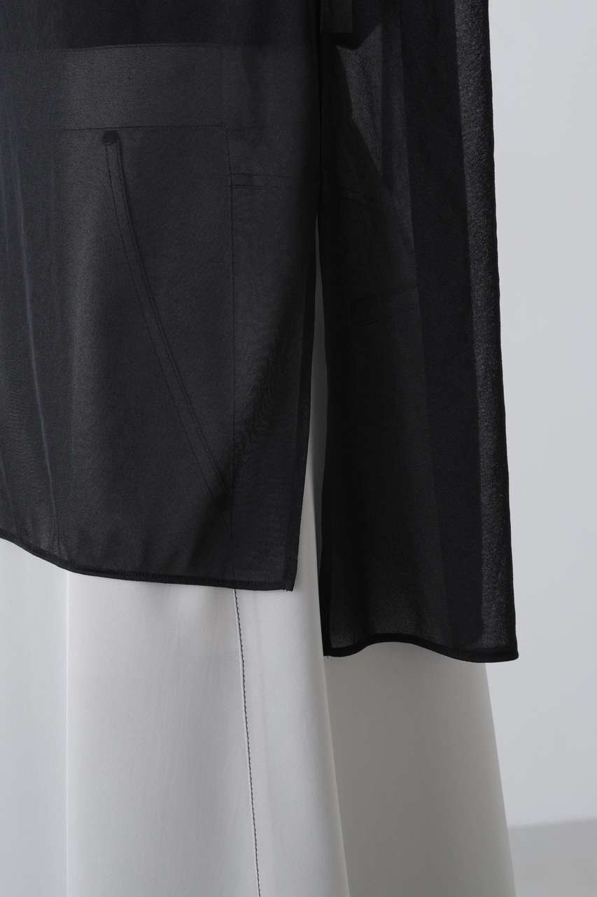 【アドーア/ADORE】のシアージャージートップス 人気、トレンドファッション・服の通販 founy(ファニー) 　ファッション　Fashion　レディースファッション　Fashion for Women　トップス・カットソー　Cut & Sew Tops　シャツ・ブラウス・オフィスカジュアル　Elegant Blouses & Button-Ups　ロングTシャツ・Tシャツ　Longline T-Shirts & Tees　カットソー・ベーシックTシャツ　Cut-and-Sewn Tops / Stretch Tees & Basics　インナー　Innerwear　シフォン　Chiffon, Lightweight Fabric　ショート　Short, Short Length　ジャケット　Jacket, Outerwear　ストレッチ　Stretch, Stretchy Fabric　スリーブ　Sleeve, Long Sleeve / Short Sleeve　夏　Summer　春　Spring　S/S・春夏　SS, Spring/Summer, Warm Season　other-7|ID: prp329100004932398 ipo3291000000037020891