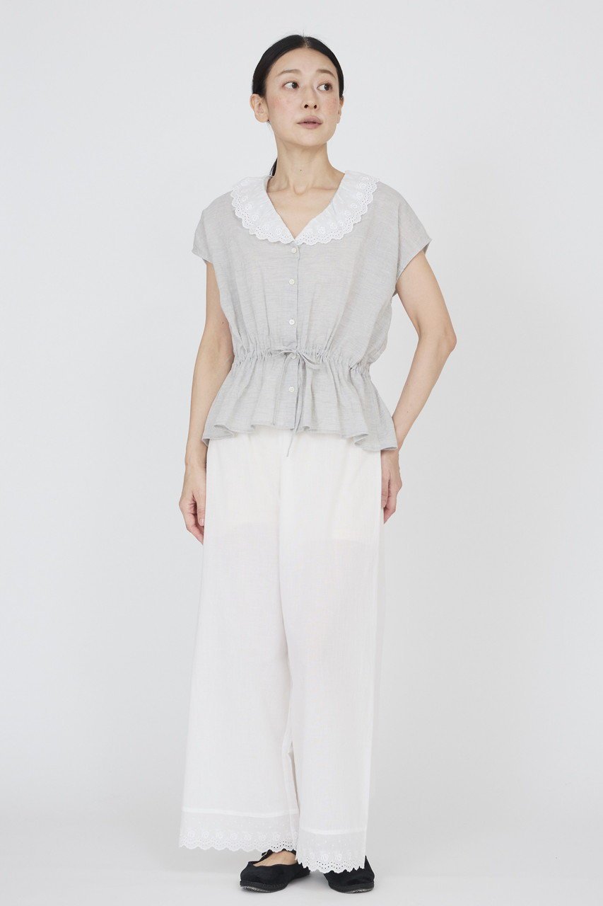 【ナナデコール/nanadecor】のクラシックローズレースパンツ 人気、トレンドファッション・服の通販 founy(ファニー) 　ファッション　Fashion　レディースファッション　Fashion for Women　パンツ　Pants & Trousers　お家時間・ステイホーム　Stay Home / At Home　クラシック　Classic, Timeless Style　モチーフ　Motif, Design Theme　リラックス　Relax, Relaxed Fit　レース　Lace, Lace Fabric　ローズ　Rose, Rose Motif　ワイド　Wide, Wide Fit　エレガント 上品　Elegant　other-7|ID: prp329100004932402 ipo3291000000037020922