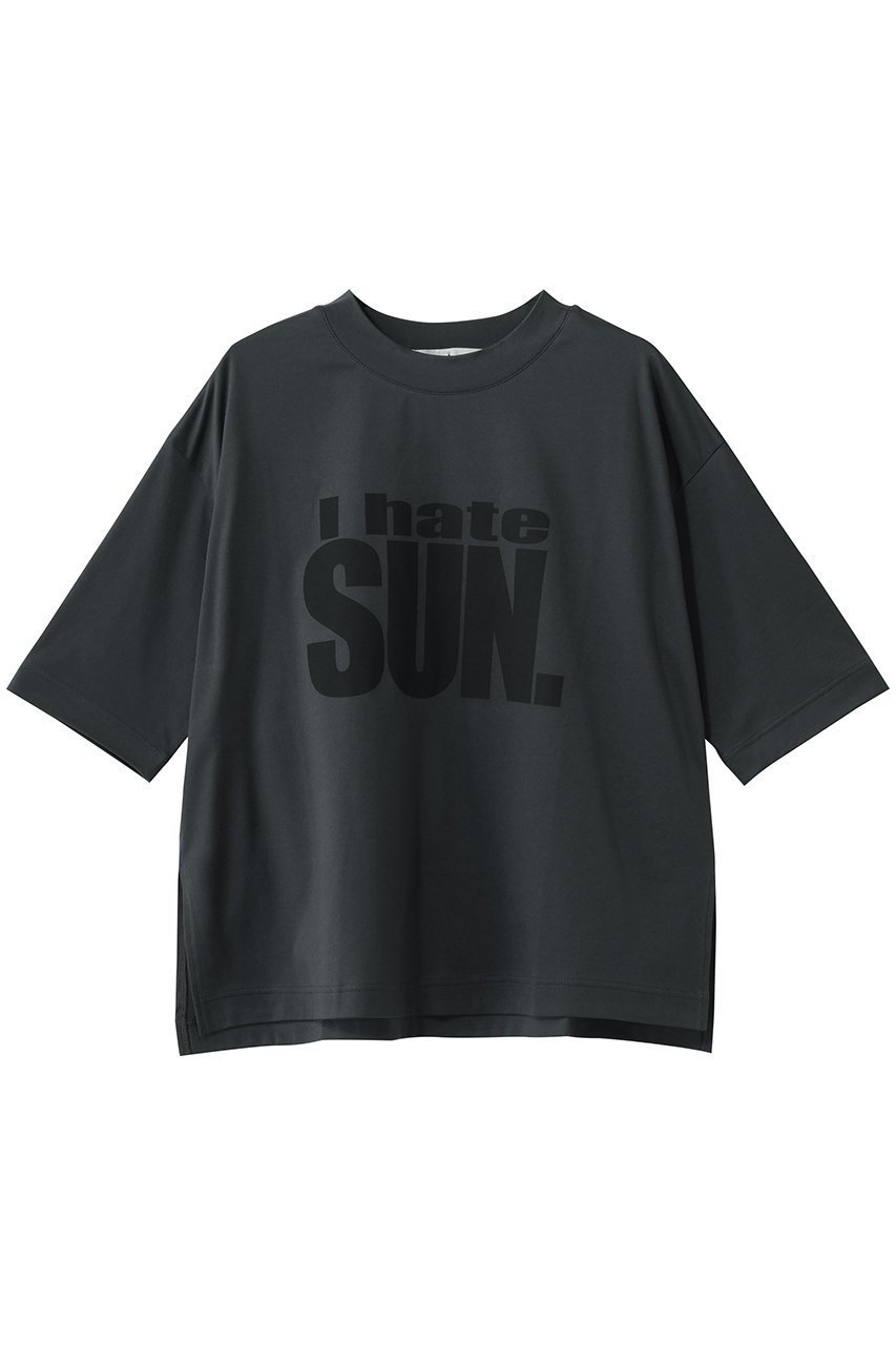 【ティアラ/Tiara】のプリントTシャツ インテリア・キッズ・メンズ・レディースファッション・服の通販 founy(ファニー) 　ファッション　Fashion　レディースファッション　Fashion for Women　トップス・カットソー　Cut & Sew Tops　シャツ・ブラウス・オフィスカジュアル　Elegant Blouses & Button-Ups　ロングTシャツ・Tシャツ　Longline T-Shirts & Tees　カットソー・ベーシックTシャツ　Cut-and-Sewn Tops / Stretch Tees & Basics　ショート　Short, Short Length　スラックス　Slacks, Dress Pants　スリーブ　Sleeve, Long Sleeve / Short Sleeve　デニム　Denim, Jeans Material　プリント　Print, Printed Pattern　ボックス　Boxy, Box Shape　チャコール|ID: prp329100004932403 ipo3291000000037020926