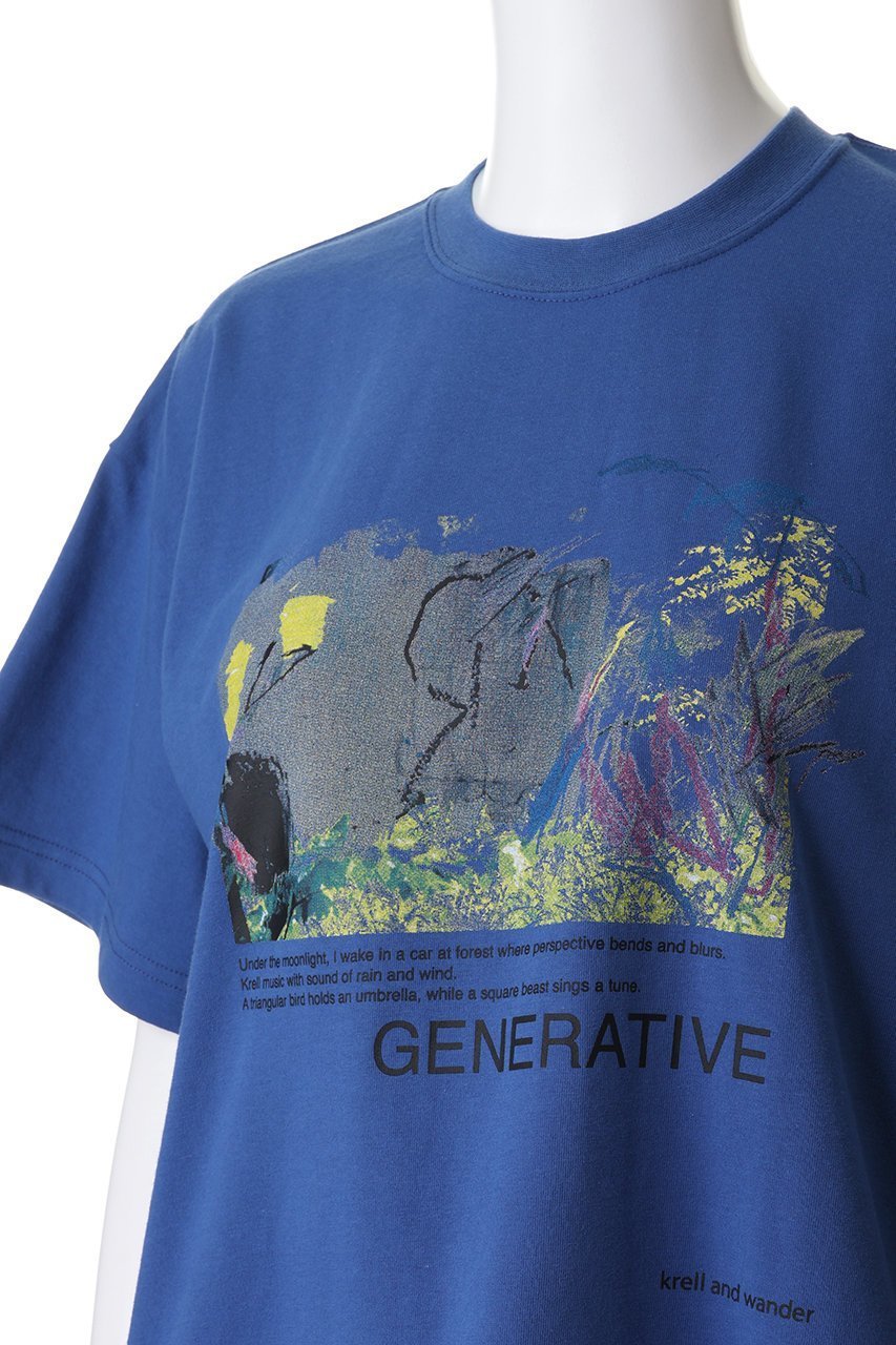 【アンドワンダー/and wander】のkrell Color Tシャツ by MASAYOSHI SUZUKI 人気、トレンドファッション・服の通販 founy(ファニー) 　ファッション　Fashion　レディースファッション　Fashion for Women　トップス・カットソー　Cut & Sew Tops　シャツ・ブラウス・オフィスカジュアル　Elegant Blouses & Button-Ups　ロングTシャツ・Tシャツ　Longline T-Shirts & Tees　カットソー・ベーシックTシャツ　Cut-and-Sewn Tops / Stretch Tees & Basics　ショート　Short, Short Length　スリーブ　Sleeve, Long Sleeve / Short Sleeve　バランス　Balance, Style Balance　プリント　Print, Printed Pattern　ボトム　Bottoms, Lower Wear　other-5|ID: prp329100004932413 ipo3291000000037021011