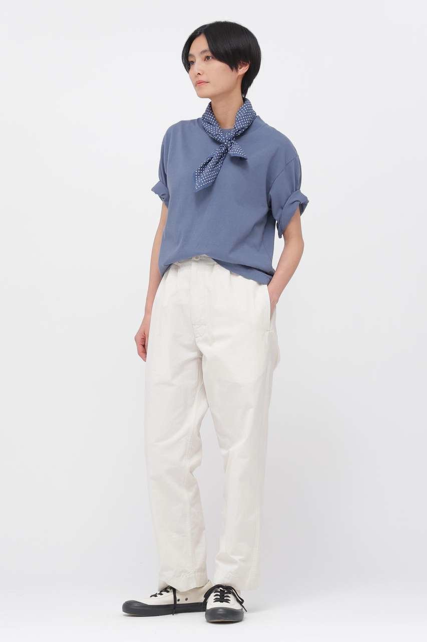 【マーガレットハウエル/MARGARET HOWELL】のUPCYCLED COTTON JERSEY TOP 人気、トレンドファッション・服の通販 founy(ファニー) 　ファッション　Fashion　レディースファッション　Fashion for Women　トップス・カットソー　Cut & Sew Tops　シャツ・ブラウス・オフィスカジュアル　Elegant Blouses & Button-Ups　ロングTシャツ・Tシャツ　Longline T-Shirts & Tees　カットソー・ベーシックTシャツ　Cut-and-Sewn Tops / Stretch Tees & Basics　カットソー　Cut and Sewn Top　ショート　Short, Short Length　スリーブ　Sleeve, Long Sleeve / Short Sleeve　ベーシック　Basic, Essential　other-2|ID: prp329100004932423 ipo3291000000037021092