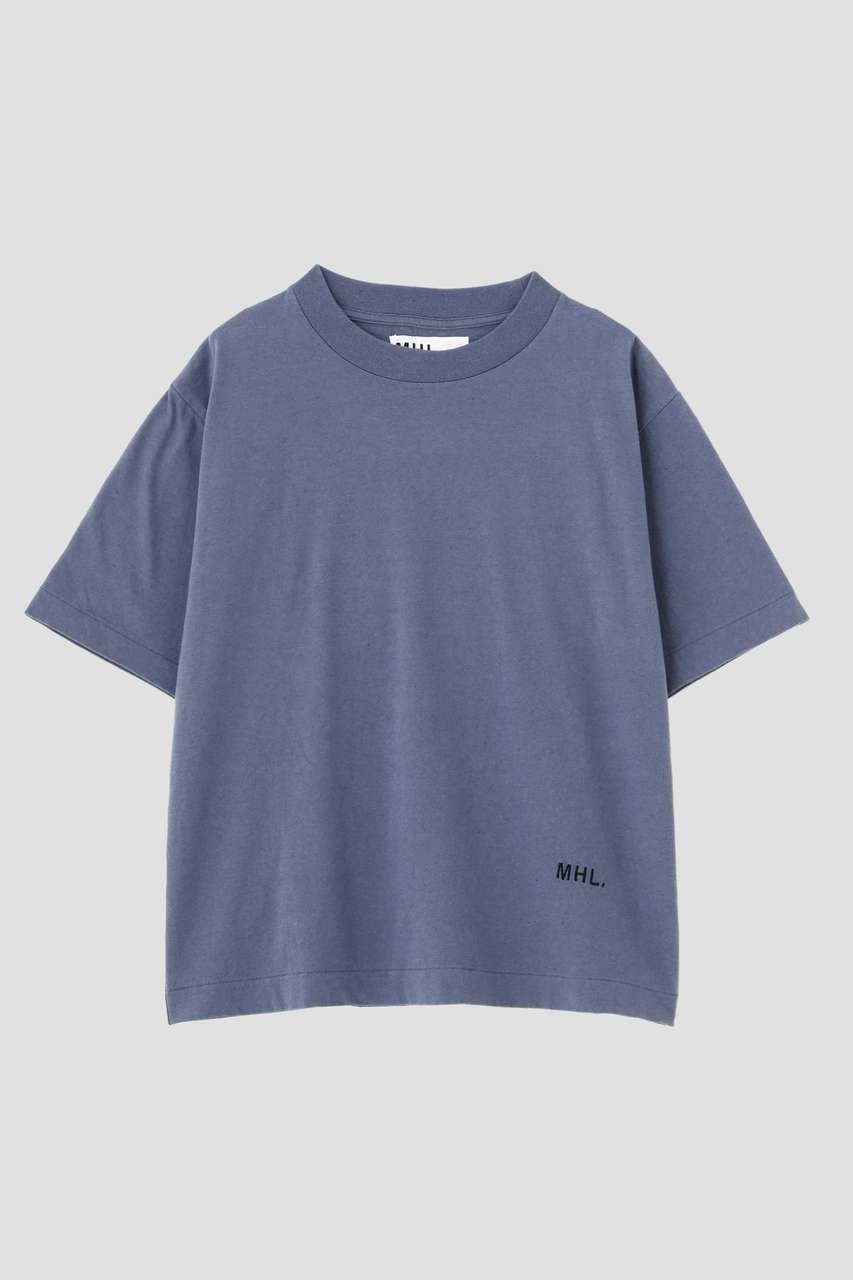 【マーガレットハウエル/MARGARET HOWELL】のUPCYCLED COTTON JERSEY TOP 人気、トレンドファッション・服の通販 founy(ファニー) 　ファッション　Fashion　レディースファッション　Fashion for Women　トップス・カットソー　Cut & Sew Tops　シャツ・ブラウス・オフィスカジュアル　Elegant Blouses & Button-Ups　ロングTシャツ・Tシャツ　Longline T-Shirts & Tees　カットソー・ベーシックTシャツ　Cut-and-Sewn Tops / Stretch Tees & Basics　カットソー　Cut and Sewn Top　ショート　Short, Short Length　スリーブ　Sleeve, Long Sleeve / Short Sleeve　ベーシック　Basic, Essential　other-5|ID: prp329100004932423 ipo3291000000037021095