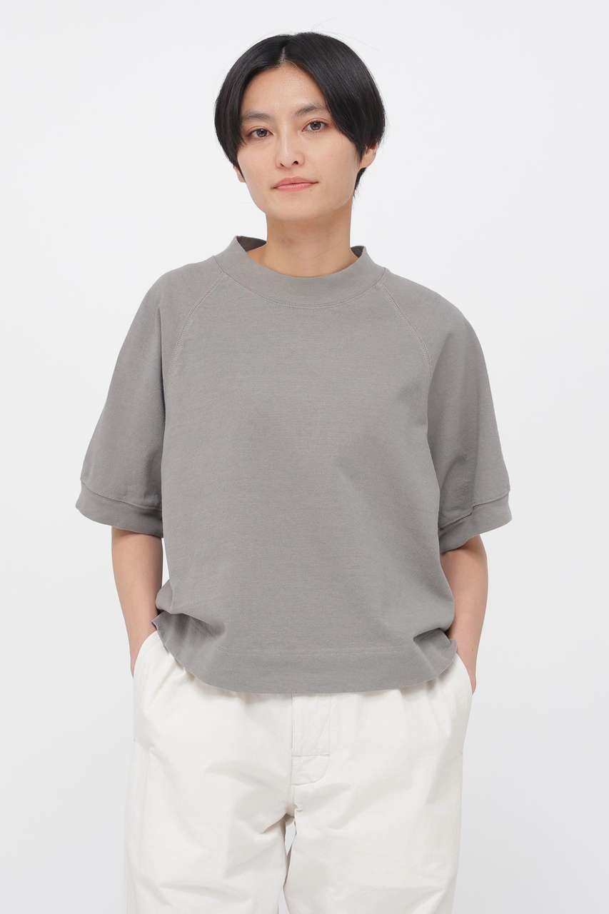 【マーガレットハウエル/MARGARET HOWELL】のDRY COTTON JERSEY TOP インテリア・キッズ・メンズ・レディースファッション・服の通販 founy(ファニー) 　ファッション　Fashion　レディースファッション　Fashion for Women　トップス・カットソー　Cut & Sew Tops　シャツ・ブラウス・オフィスカジュアル　Elegant Blouses & Button-Ups　ロングTシャツ・Tシャツ　Longline T-Shirts & Tees　カットソー・ベーシックTシャツ　Cut-and-Sewn Tops / Stretch Tees & Basics　ショート　Short, Short Length　スウェット / スエット　Sweatshirt, Sweatwear　スリーブ　Sleeve, Long Sleeve / Short Sleeve　グレー|ID: prp329100004932424 ipo3291000000037021100