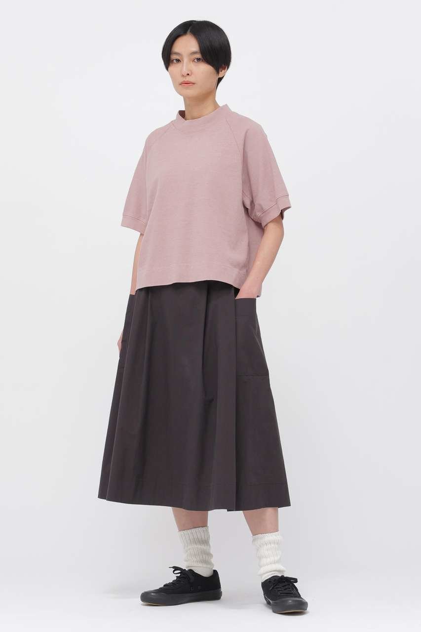 【マーガレットハウエル/MARGARET HOWELL】のDRY COTTON JERSEY TOP 人気、トレンドファッション・服の通販 founy(ファニー) 　ファッション　Fashion　レディースファッション　Fashion for Women　トップス・カットソー　Cut & Sew Tops　シャツ・ブラウス・オフィスカジュアル　Elegant Blouses & Button-Ups　ロングTシャツ・Tシャツ　Longline T-Shirts & Tees　カットソー・ベーシックTシャツ　Cut-and-Sewn Tops / Stretch Tees & Basics　ショート　Short, Short Length　スウェット / スエット　Sweatshirt, Sweatwear　スリーブ　Sleeve, Long Sleeve / Short Sleeve　other-2|ID: prp329100004932424 ipo3291000000037021103