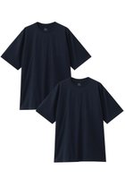 【グラフペーパー/Graphpaper】の【UNISEX】2-Pack Crew Neck Tee NAVY|ID: prp329100004932426 ipo3291000000037021119