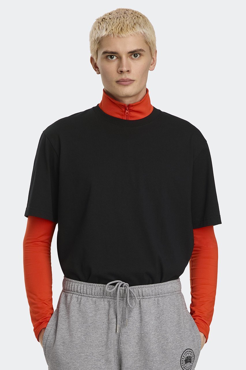 【カナダグース/CANADA GOOSE / MEN】の【MEN】1328M Novo T-shirt ノヴォ Tシャツ 人気、トレンドファッション・服の通販 founy(ファニー) 　ファッション　Fashion　メンズファッション　Fashion for Men　トップス・カットソー　Cut & Sew Tops　メンズシャツ　Shirts　ショート　Short, Short Length　スリーブ　Sleeve, Long Sleeve / Short Sleeve　フィット　Fit, Slim Fit　リブニット　Rib Knit, Ribbed Knit　リラックス　Relax, Relaxed Fit　定番　Standard, Basic Item　other-4|ID: prp329100004932428 ipo3291000000037021155