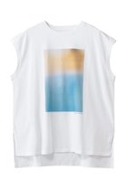 【スリー ドッツ/three dots】のグラフィックT タンクトップ HORISONAL BLUE|ID: prp329100004932429 ipo3291000000037021159