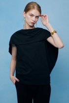 【アルアバイル/allureville】の【LOULOU WILLOUGHBY】ケープデコルテトップス ブラック系|ID: prp329100004932437 ipo3291000000037021240