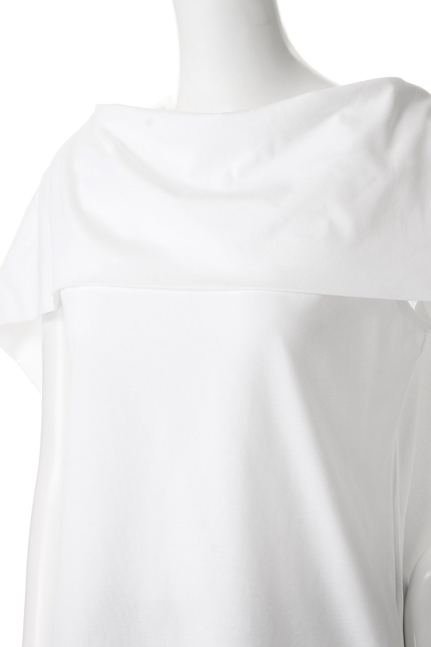 【アルアバイル/allureville】の【LOULOU WILLOUGHBY】ケープデコルテトップス 人気、トレンドファッション・服の通販 founy(ファニー) 　ファッション　Fashion　レディースファッション　Fashion for Women　トップス・カットソー　Cut & Sew Tops　シャツ・ブラウス・オフィスカジュアル　Elegant Blouses & Button-Ups　ロングTシャツ・Tシャツ　Longline T-Shirts & Tees　カットソー・ベーシックTシャツ　Cut-and-Sewn Tops / Stretch Tees & Basics　クラシカル　Classical, Vintage-Inspired　クラシック　Classic, Timeless Style　ショート　Short, Short Length　スリーブ　Sleeve, Long Sleeve / Short Sleeve　デコルテ　Décolleté, Neckline　ボーダー　Border, Stripe　再入荷　Restock / Back in Stock　other-5|ID: prp329100004932437 ipo3291000000037021245