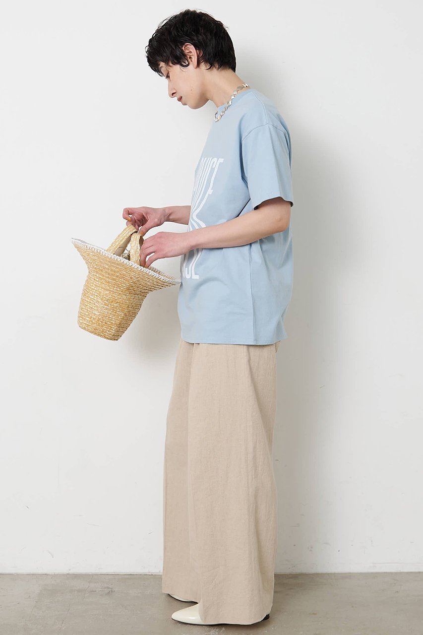 【ウィムガゼット/Whim Gazette】の【THE PAUSE】ウィーグルロゴTEE 人気、トレンドファッション・服の通販 founy(ファニー) 　ファッション　Fashion　レディースファッション　Fashion for Women　トップス・カットソー　Cut & Sew Tops　シャツ・ブラウス・オフィスカジュアル　Elegant Blouses & Button-Ups　ロングTシャツ・Tシャツ　Longline T-Shirts & Tees　カットソー・ベーシックTシャツ　Cut-and-Sewn Tops / Stretch Tees & Basics　ショート　Short, Short Length　シンプル　Simple, Minimal　ジャケット　Jacket, Outerwear　スリーブ　Sleeve, Long Sleeve / Short Sleeve　プリント　Print, Printed Pattern　other-3|ID: prp329100004932438 ipo3291000000037021251