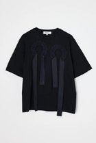【エンフォルド/ENFOLD】のFRILL EMBLEM T-SHIRT ブラック|ID: prp329100004932441 ipo3291000000037021272