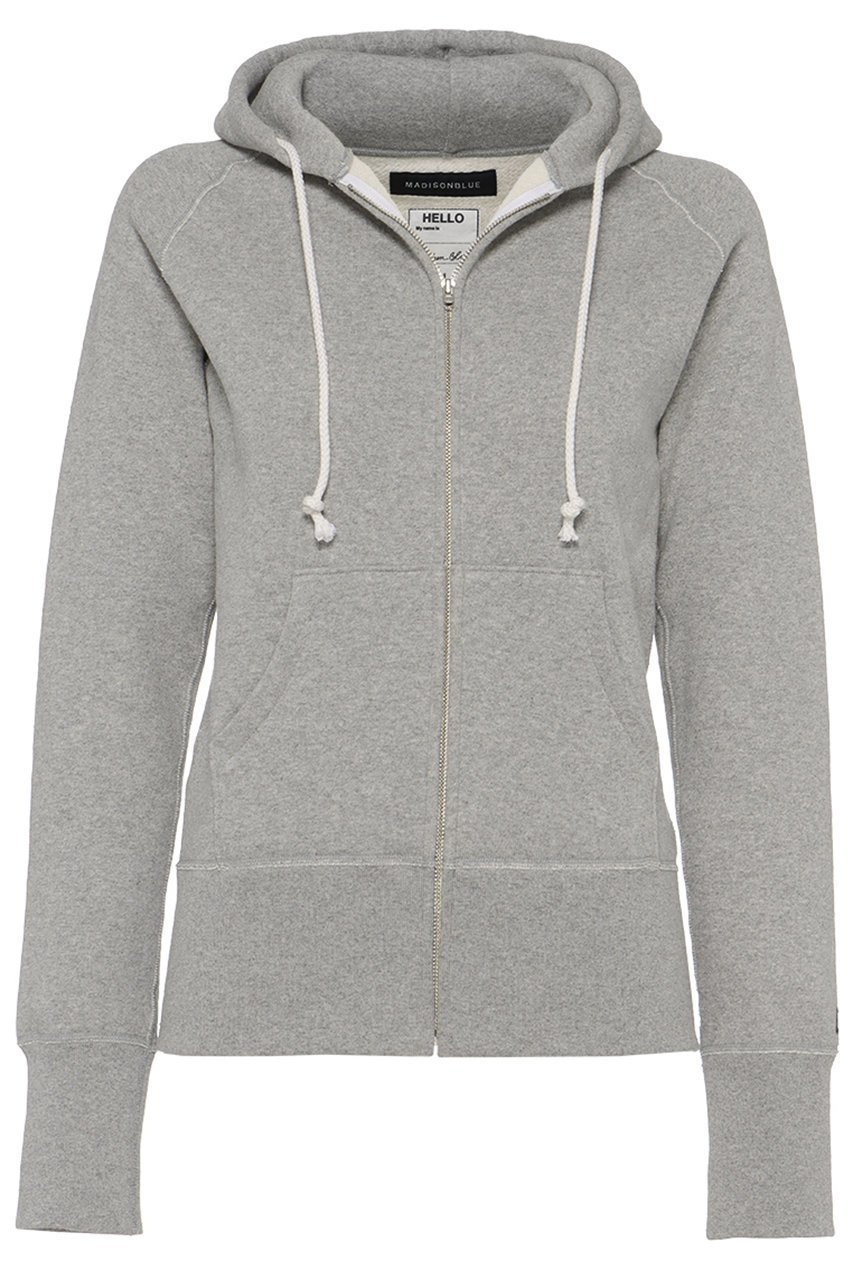 【マディソンブルー/MADISONBLUE】のSLIM FIT ZIP HOODIE スリムフィットジップフーディー 人気、トレンドファッション・服の通販 founy(ファニー) 　ファッション　Fashion　レディースファッション　Fashion for Women　トップス・カットソー　Cut & Sew Tops　シャツ・ブラウス・オフィスカジュアル　Elegant Blouses & Button-Ups　レディースパーカー・カジュアルフーディー　Casual Hoodies & Sweatshirts　ロングTシャツ・Tシャツ　Longline T-Shirts & Tees　スウェット・クルーネックトップス　Sweatshirts & Crewnecks / Relaxed Fit Sweat Tops　カットソー・ベーシックTシャツ　Cut-and-Sewn Tops / Stretch Tees & Basics　ユニセックス　Unisex, Genderless　クラシック　Classic, Timeless Style　シンプル　Simple, Minimal　スリム　Slim, Slim Fit　フィット　Fit, Slim Fit　ヴィンテージ　Vintage Style　 other-1|ID: prp329100004932442 ipo3291000000037021278