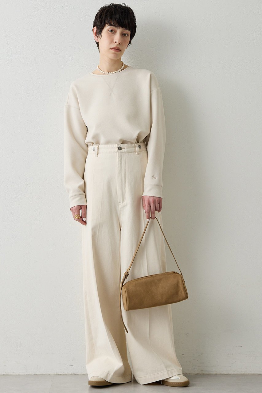 【ウィムガゼット/Whim Gazette】の刺繍Vガゼットプルオーバー 人気、トレンドファッション・服の通販 founy(ファニー) 　ファッション　Fashion　レディースファッション　Fashion for Women　トップス・カットソー　Cut & Sew Tops　シャツ・ブラウス・オフィスカジュアル　Elegant Blouses & Button-Ups　ロングTシャツ・Tシャツ　Longline T-Shirts & Tees　カジュアルプルオーバー・ニットトップス　Pullovers & Knit Tops / Casual Pullovers　カットソー・ベーシックTシャツ　Cut-and-Sewn Tops / Stretch Tees & Basics　アクセサリー　Fashion Accessories　ジョーゼット　Georgette, Semi-Sheer Fabric　スウェット / スエット　Sweatshirt, Sweatwear　スリーブ　Sleeve, Long Sleeve / Short Sleeve　定番　Standard, Basic Item　ロング　Long, Long-Length　other-2|ID: prp329100004932447 ipo3291000000037021330