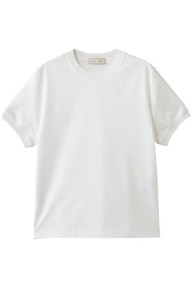 【エブール/ebure】の【ebure×Ron Herman】ニットパーツコットンポンチ Tシャツ 人気、トレンドファッション・服の通販 founy(ファニー) ファッション Fashion レディースファッション Fashion for Women トップス・カットソー Cut & Sew Tops ニット Knit Tops & Sweaters シャツ・ブラウス・オフィスカジュアル Elegant Blouses & Button-Ups ロングTシャツ・Tシャツ Longline T-Shirts & Tees カットソー・ベーシックTシャツ Cut-and-Sewn Tops / Stretch Tees & Basics カットソー Cut and Sewn Top ショート Short, Short Length シンプル Simple, Minimal スリーブ Sleeve, Long Sleeve / Short Sleeve パターン Pattern, Design Print 定番 Standard, Basic Item |ID:prp329100004932450