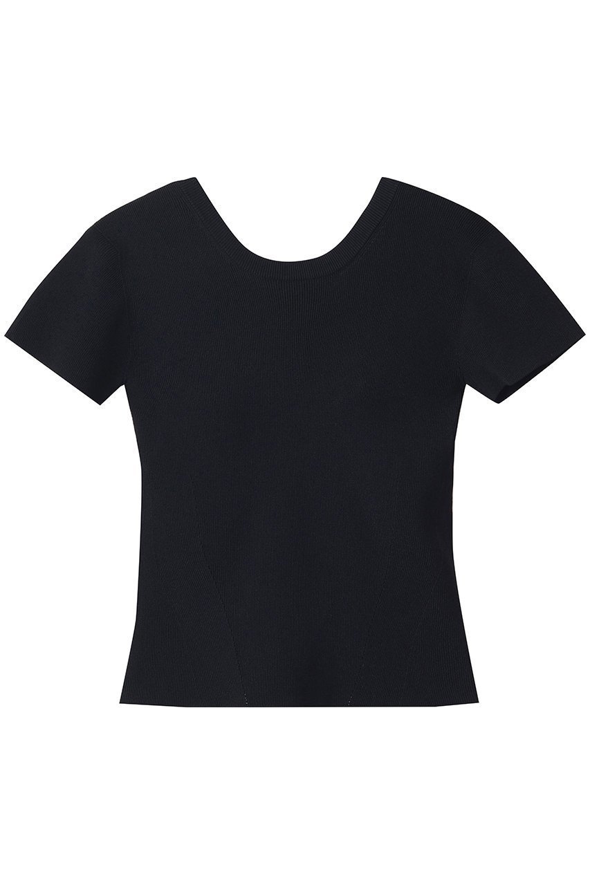 【プルミエ アロンディスモン/1er Arrondissement】の【NICE NICE MOMENT】COMPACT TEE インテリア・キッズ・メンズ・レディースファッション・服の通販 founy(ファニー) 　ファッション　Fashion　レディースファッション　Fashion for Women　トップス・カットソー　Cut & Sew Tops　シャツ・ブラウス・オフィスカジュアル　Elegant Blouses & Button-Ups　ロングTシャツ・Tシャツ　Longline T-Shirts & Tees　カットソー・ベーシックTシャツ　Cut-and-Sewn Tops / Stretch Tees & Basics　インナー　Innerwear　コンパクト　Compact, Small Size　ショート　Short, Short Length　スリーブ　Sleeve, Long Sleeve / Short Sleeve　ブラック|ID: prp329100004932451 ipo3291000000037021366