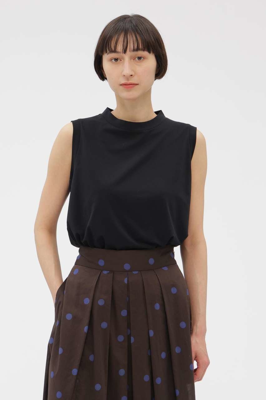 【マーガレットハウエル/MARGARET HOWELL】のHIGHDENCE PIQUE JERSEY TOP 人気、トレンドファッション・服の通販 founy(ファニー) 　ファッション　Fashion　レディースファッション　Fashion for Women　トップス・カットソー　Cut & Sew Tops　キャミソール&ノースリーブ　Camisoles & Sleeveless Tops　シャツ・ブラウス・オフィスカジュアル　Elegant Blouses & Button-Ups　ロングTシャツ・Tシャツ　Longline T-Shirts & Tees　カットソー・ベーシックTシャツ　Cut-and-Sewn Tops / Stretch Tees & Basics　キャミソール　Camisole, Spaghetti Strap Top　コレクション　Collection, Seasonal Line　シンプル　Simple, Minimal　スポーティ　Sporty, Casual Athletic　スリーブ　Sleeve, Long Sleeve / Short Sleeve　タンク　Tank Top, Sleeveless Top　ノースリーブ　Sleeveless, No-Sleeve　フィット　Fit, Slim Fit　マーガレット　Marguerite, Daisy Pattern　リラックス　Relax, Relaxed Fit　夏　Summer　 other-1|ID: prp329100004932453 ipo3291000000037021380