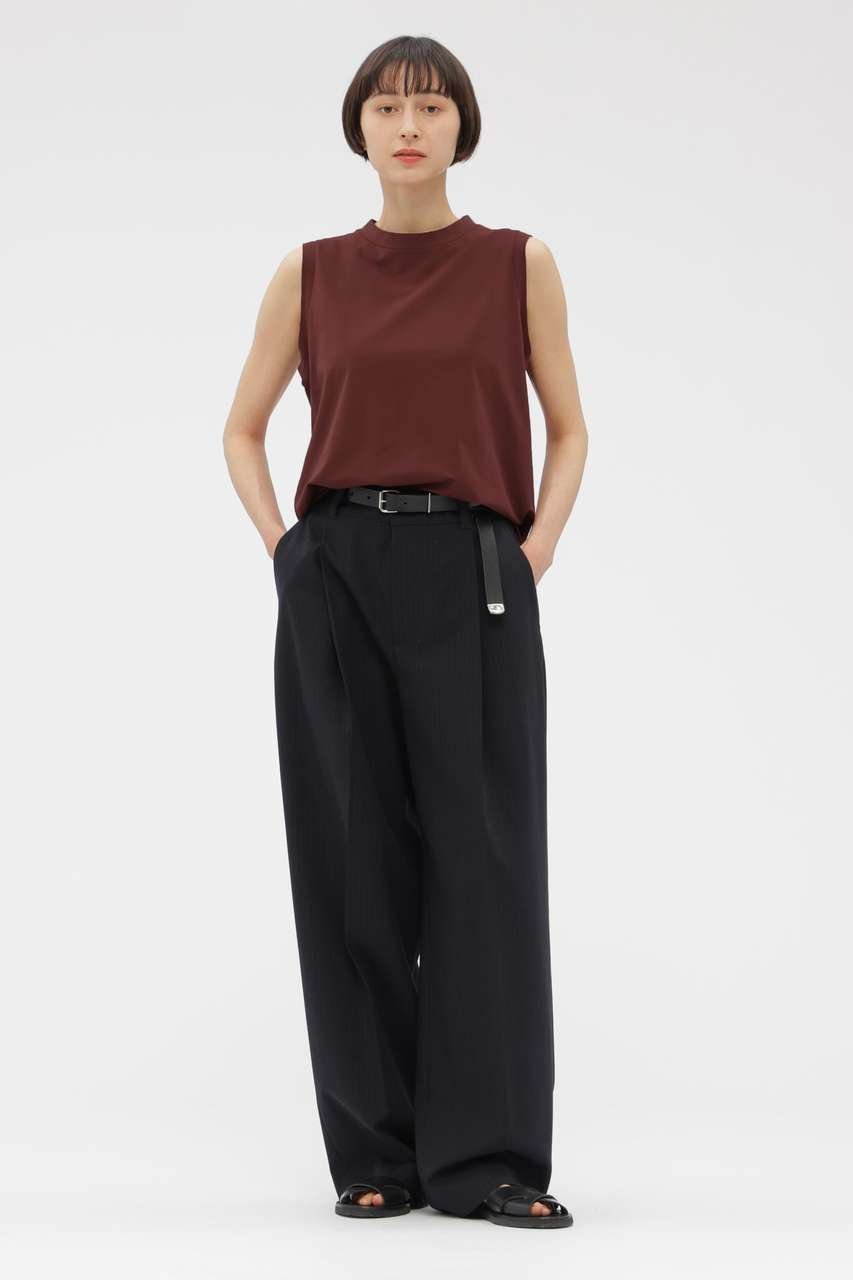 【マーガレットハウエル/MARGARET HOWELL】のHIGHDENCE PIQUE JERSEY TOP 人気、トレンドファッション・服の通販 founy(ファニー) 　ファッション　Fashion　レディースファッション　Fashion for Women　トップス・カットソー　Cut & Sew Tops　キャミソール&ノースリーブ　Camisoles & Sleeveless Tops　シャツ・ブラウス・オフィスカジュアル　Elegant Blouses & Button-Ups　ロングTシャツ・Tシャツ　Longline T-Shirts & Tees　カットソー・ベーシックTシャツ　Cut-and-Sewn Tops / Stretch Tees & Basics　キャミソール　Camisole, Spaghetti Strap Top　コレクション　Collection, Seasonal Line　シンプル　Simple, Minimal　スポーティ　Sporty, Casual Athletic　スリーブ　Sleeve, Long Sleeve / Short Sleeve　タンク　Tank Top, Sleeveless Top　ノースリーブ　Sleeveless, No-Sleeve　フィット　Fit, Slim Fit　マーガレット　Marguerite, Daisy Pattern　リラックス　Relax, Relaxed Fit　夏　Summer　other-5|ID: prp329100004932453 ipo3291000000037021387