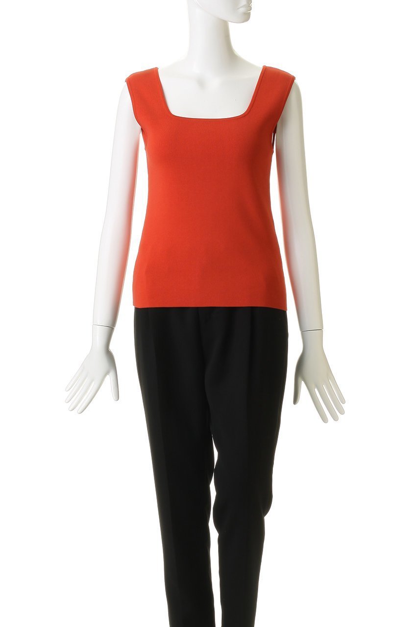 【ガリャルダガランテ/GALLARDAGALANTE】のスクエアネックタンク 人気、トレンドファッション・服の通販 founy(ファニー) 　ファッション　Fashion　レディースファッション　Fashion for Women　トップス・カットソー　Cut & Sew Tops　キャミソール&ノースリーブ　Camisoles & Sleeveless Tops　シャツ・ブラウス・オフィスカジュアル　Elegant Blouses & Button-Ups　ロングTシャツ・Tシャツ　Longline T-Shirts & Tees　カットソー・ベーシックTシャツ　Cut-and-Sewn Tops / Stretch Tees & Basics　インナー　Innerwear　キャミソール　Camisole, Spaghetti Strap Top　シンプル　Simple, Minimal　スクエア　Square, Square Shape　タンク　Tank Top, Sleeveless Top　デコルテ　Décolleté, Neckline　other-2|ID: prp329100004932455 ipo3291000000037021403