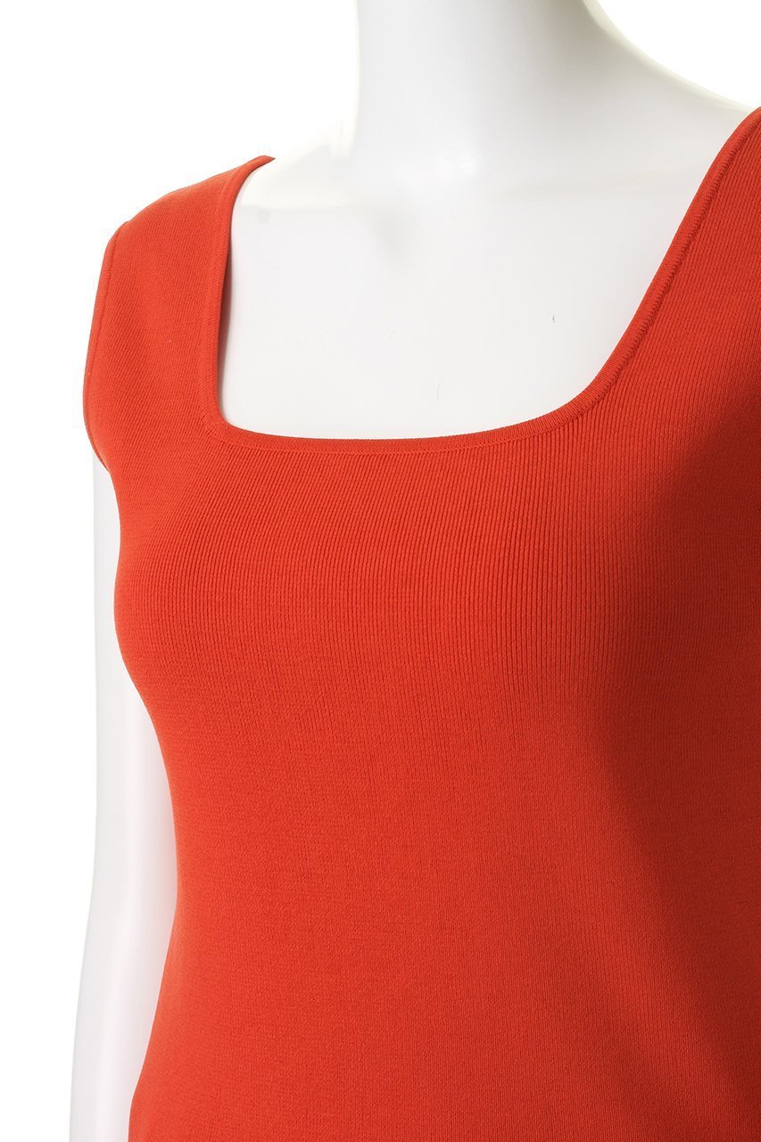 【ガリャルダガランテ/GALLARDAGALANTE】のスクエアネックタンク 人気、トレンドファッション・服の通販 founy(ファニー) 　ファッション　Fashion　レディースファッション　Fashion for Women　トップス・カットソー　Cut & Sew Tops　キャミソール&ノースリーブ　Camisoles & Sleeveless Tops　シャツ・ブラウス・オフィスカジュアル　Elegant Blouses & Button-Ups　ロングTシャツ・Tシャツ　Longline T-Shirts & Tees　カットソー・ベーシックTシャツ　Cut-and-Sewn Tops / Stretch Tees & Basics　インナー　Innerwear　キャミソール　Camisole, Spaghetti Strap Top　シンプル　Simple, Minimal　スクエア　Square, Square Shape　タンク　Tank Top, Sleeveless Top　デコルテ　Décolleté, Neckline　other-5|ID: prp329100004932455 ipo3291000000037021406