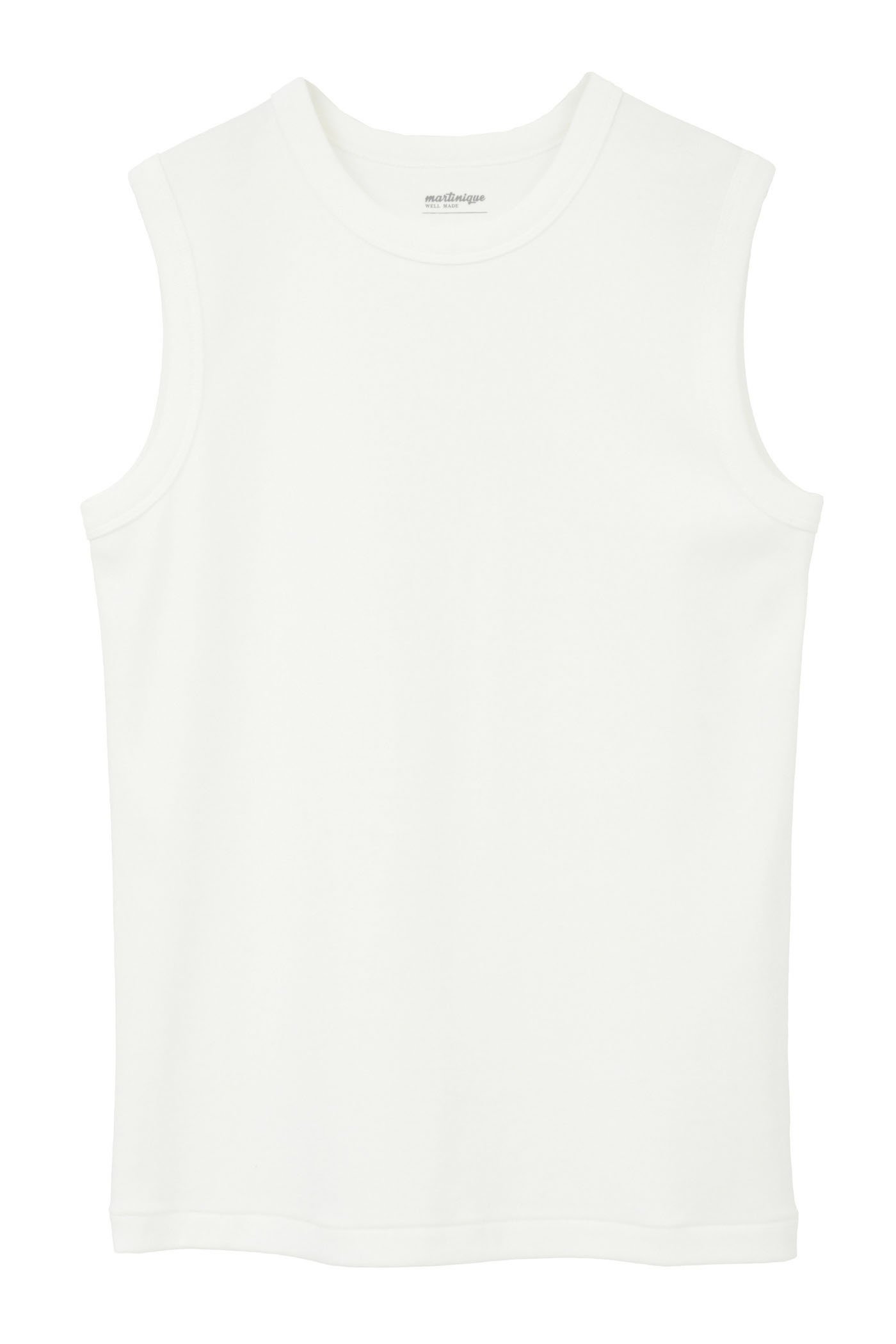 【マルティニーク/martinique】のコットンフライスノースリーブプルオーバー 人気、トレンドファッション・服の通販 founy(ファニー) 　ファッション　Fashion　レディースファッション　Fashion for Women　トップス・カットソー　Cut & Sew Tops　キャミソール&ノースリーブ　Camisoles & Sleeveless Tops　シャツ・ブラウス・オフィスカジュアル　Elegant Blouses & Button-Ups　ロングTシャツ・Tシャツ　Longline T-Shirts & Tees　カジュアルプルオーバー・ニットトップス　Pullovers & Knit Tops / Casual Pullovers　カットソー・ベーシックTシャツ　Cut-and-Sewn Tops / Stretch Tees & Basics　おすすめ　Recommended / Our Picks　キャミソール　Camisole, Spaghetti Strap Top　ストレッチ　Stretch, Stretchy Fabric　タンク　Tank Top, Sleeveless Top　ノースリーブ　Sleeveless, No-Sleeve　ベーシック　Basic, Essential　別注　Limited Edition, Custom Order　定番　Standard, Basic Item　 other-1|ID: prp329100004932456 ipo3291000000037021407