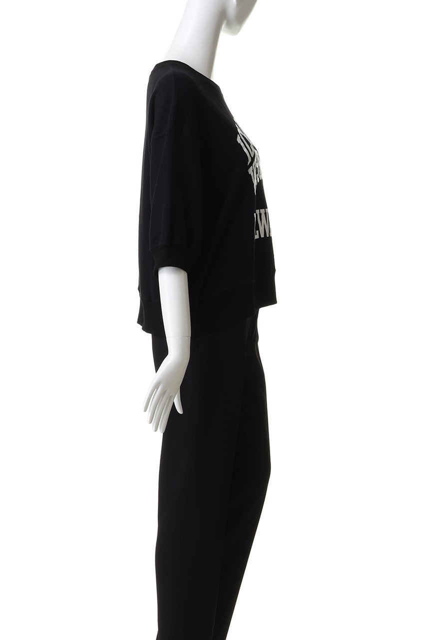 【オブラダ/Oblada】のHOCKEY ハーフスリーブスウェット 人気、トレンドファッション・服の通販 founy(ファニー) 　ファッション　Fashion　レディースファッション　Fashion for Women　トップス・カットソー　Cut & Sew Tops　シャツ・ブラウス・オフィスカジュアル　Elegant Blouses & Button-Ups　レディースパーカー・カジュアルフーディー　Casual Hoodies & Sweatshirts　ロングTシャツ・Tシャツ　Longline T-Shirts & Tees　スウェット・クルーネックトップス　Sweatshirts & Crewnecks / Relaxed Fit Sweat Tops　カットソー・ベーシックTシャツ　Cut-and-Sewn Tops / Stretch Tees & Basics　クロップド　Cropped, Short Length　コンパクト　Compact, Small Size　バランス　Balance, Style Balance　フロント　Front, Front Design　プリント　Print, Printed Pattern　ワイド　Wide, Wide Fit　other-3|ID: prp329100004932458 ipo3291000000037021427