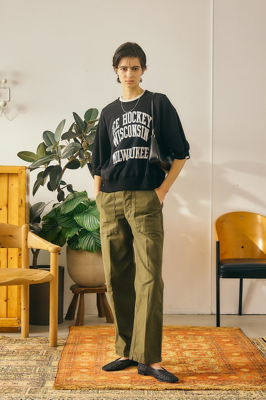 【オブラダ/Oblada】のHOCKEY ハーフスリーブスウェット 人気、トレンドファッション・服の通販 founy(ファニー) 　ファッション　Fashion　レディースファッション　Fashion for Women　トップス・カットソー　Cut & Sew Tops　シャツ・ブラウス・オフィスカジュアル　Elegant Blouses & Button-Ups　レディースパーカー・カジュアルフーディー　Casual Hoodies & Sweatshirts　ロングTシャツ・Tシャツ　Longline T-Shirts & Tees　スウェット・クルーネックトップス　Sweatshirts & Crewnecks / Relaxed Fit Sweat Tops　カットソー・ベーシックTシャツ　Cut-and-Sewn Tops / Stretch Tees & Basics　クロップド　Cropped, Short Length　コンパクト　Compact, Small Size　バランス　Balance, Style Balance　フロント　Front, Front Design　プリント　Print, Printed Pattern　ワイド　Wide, Wide Fit　other-6|ID: prp329100004932458 ipo3291000000037021430