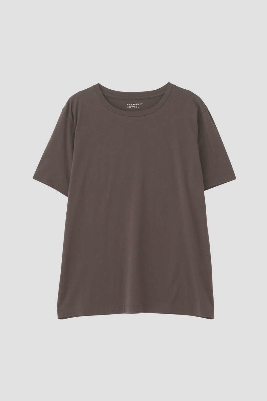 【マーガレットハウエル/MARGARET HOWELL】のSUPERFINE COTTON JERSEY TOP 人気、トレンドファッション・服の通販 founy(ファニー) 　ファッション　Fashion　レディースファッション　Fashion for Women　トップス・カットソー　Cut & Sew Tops　シャツ・ブラウス・オフィスカジュアル　Elegant Blouses & Button-Ups　ロングTシャツ・Tシャツ　Longline T-Shirts & Tees　カットソー・ベーシックTシャツ　Cut-and-Sewn Tops / Stretch Tees & Basics　なめらか　Smooth, Silky Texture　ショート　Short, Short Length　シンプル　Simple, Minimal　スリーブ　Sleeve, Long Sleeve / Short Sleeve　フィット　Fit, Slim Fit　ベーシック　Basic, Essential　リラックス　Relax, Relaxed Fit　other-3|ID: prp329100004932467 ipo3291000000037021501