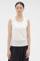 【マーガレットハウエル/MARGARET HOWELL】のSUPERFINE COTTON JERSEY TOP 人気、トレンドファッション・服の通販 founy(ファニー) ファッション Fashion レディースファッション Fashion for Women トップス・カットソー Cut & Sew Tops キャミソール&ノースリーブ Camisoles & Sleeveless Tops シャツ・ブラウス・オフィスカジュアル Elegant Blouses & Button-Ups ロングTシャツ・Tシャツ Longline T-Shirts & Tees カットソー・ベーシックTシャツ Cut-and-Sewn Tops / Stretch Tees & Basics なめらか Smooth, Silky Texture インナー Innerwear キャミソール Camisole, Spaghetti Strap Top タンク Tank Top, Sleeveless Top thumbnail ホワイト|ID: prp329100004932470 ipo3291000000037021519