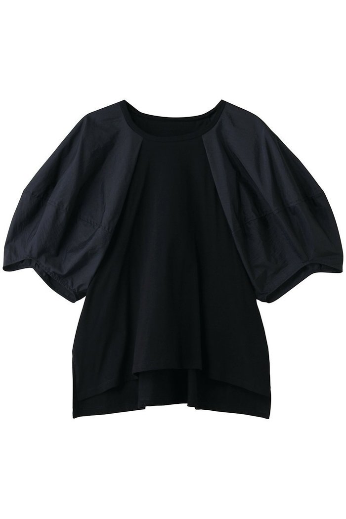 【ランバン オン ブルー/LANVIN en Bleu】のコクーンスリーブコンビカットソー インテリア・キッズ・メンズ・レディースファッション・服の通販 founy(ファウニー) https://founy.com/ ファッション Fashion レディースファッション Fashion for Women トップス・カットソー Cut & Sew Tops シャツ・ブラウス・オフィスカジュアル Elegant Blouses & Button-Ups ロングTシャツ・Tシャツ Longline T-Shirts & Tees カットソー・ベーシックTシャツ Cut-and-Sewn Tops / Stretch Tees & Basics カットソー Cut and Sewn Top ショート Short, Short Length シンプル Simple, Minimal スリーブ Sleeve, Long Sleeve / Short Sleeve ヘムライン Hemline, Bottom Cut ボトム Bottoms, Lower Wear |ID: prp329100004932471 ipo3291000000037021525