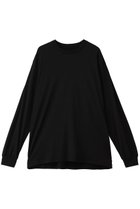 【シュタイン/ssstein】の【UNISEX】SUVIN COTTON BASIC LS TEE 人気、トレンドファッション・服の通販 founy(ファニー) ファッション Fashion レディースファッション Fashion for Women トップス・カットソー Cut & Sew Tops シャツ・ブラウス・オフィスカジュアル Elegant Blouses & Button-Ups ロングTシャツ・Tシャツ Longline T-Shirts & Tees カットソー・ベーシックTシャツ Cut-and-Sewn Tops / Stretch Tees & Basics ユニセックス Unisex, Genderless なめらか Smooth, Silky Texture スリーブ Sleeve, Long Sleeve / Short Sleeve バランス Balance, Style Balance ロング Long, Long-Length thumbnail ブラック|ID: prp329100004932474 ipo3291000000037021559