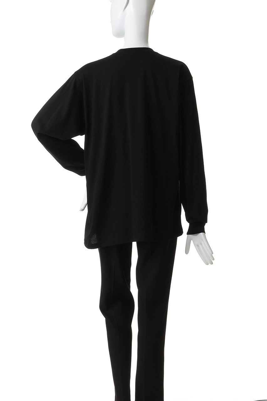 【シュタイン/ssstein】の【UNISEX】SUVIN COTTON BASIC LS TEE 人気、トレンドファッション・服の通販 founy(ファニー) 　ファッション　Fashion　レディースファッション　Fashion for Women　トップス・カットソー　Cut & Sew Tops　シャツ・ブラウス・オフィスカジュアル　Elegant Blouses & Button-Ups　ロングTシャツ・Tシャツ　Longline T-Shirts & Tees　カットソー・ベーシックTシャツ　Cut-and-Sewn Tops / Stretch Tees & Basics　ユニセックス　Unisex, Genderless　なめらか　Smooth, Silky Texture　スリーブ　Sleeve, Long Sleeve / Short Sleeve　バランス　Balance, Style Balance　ロング　Long, Long-Length　other-4|ID: prp329100004932474 ipo3291000000037021562