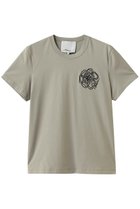 【スリーワン フィリップリム/3.1 Phillip Lim】のフラワー エンブロイダード Tシャツ 人気、トレンドファッション・服の通販 founy(ファニー) ファッション Fashion レディースファッション Fashion for Women トップス・カットソー Cut & Sew Tops シャツ・ブラウス・オフィスカジュアル Elegant Blouses & Button-Ups ロングTシャツ・Tシャツ Longline T-Shirts & Tees カットソー・ベーシックTシャツ Cut-and-Sewn Tops / Stretch Tees & Basics ショート Short, Short Length スラックス Slacks, Dress Pants スリーブ Sleeve, Long Sleeve / Short Sleeve フラワー Flower, Floral フレア Flare, Flared マニッシュ Mannish, Boyish ワイド Wide, Wide Fit エレガント 上品 Elegant thumbnail セージ|ID: prp329100004932478 ipo3291000000037021585