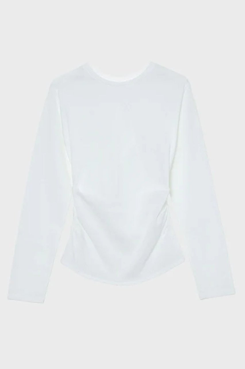 【スタニングルアー/STUNNING LURE】のクロスヘムロンT 人気、トレンドファッション・服の通販 founy(ファニー) 　ファッション　Fashion　レディースファッション　Fashion for Women　トップス・カットソー　Cut & Sew Tops　シャツ・ブラウス・オフィスカジュアル　Elegant Blouses & Button-Ups　ロングTシャツ・Tシャツ　Longline T-Shirts & Tees　カットソー・ベーシックTシャツ　Cut-and-Sewn Tops / Stretch Tees & Basics　カットソー　Cut and Sewn Top　ギャザー　Gathered, Ruffled　シンプル　Simple, Minimal　スリーブ　Sleeve, Long Sleeve / Short Sleeve　ベーシック　Basic, Essential　ボトム　Bottoms, Lower Wear　ロング　Long, Long-Length　 other-1|ID: prp329100004932479 ipo3291000000037021591