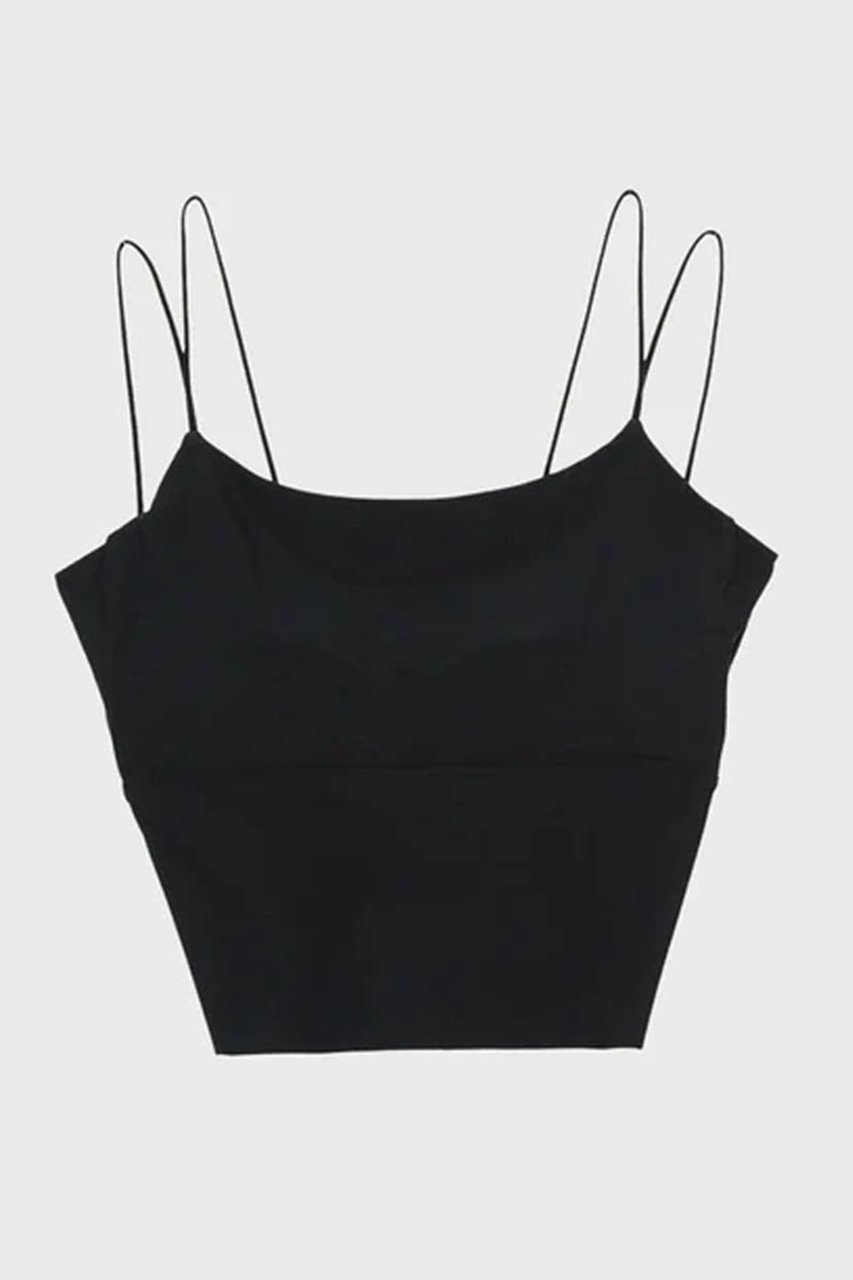 【スタニングルアー/STUNNING LURE】のスイムジャージキャミ インテリア・キッズ・メンズ・レディースファッション・服の通販 founy(ファニー) 　ファッション　Fashion　レディースファッション　Fashion for Women　トップス・カットソー　Cut & Sew Tops　キャミソール&ノースリーブ　Camisoles & Sleeveless Tops　シャツ・ブラウス・オフィスカジュアル　Elegant Blouses & Button-Ups　ロングTシャツ・Tシャツ　Longline T-Shirts & Tees　カットソー・ベーシックTシャツ　Cut-and-Sewn Tops / Stretch Tees & Basics　イタリア　Italy　キャミ　Camisole, Cami Top　キャミソール　Camisole, Spaghetti Strap Top　シアー　Sheer, See-Through　ストレッチ　Stretch, Stretchy Fabric　タンク　Tank Top, Sleeveless Top　ラップ　Wrap, Wrap Design　夏　Summer　ブラック|ID: prp329100004932482 ipo3291000000037021608