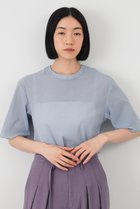 【スタニングルアー/STUNNING LURE】の【5/6 11:00販売開始】シアーストレッチクロップドT ライトブルー|ID: prp329100004932484 ipo3291000000037244005