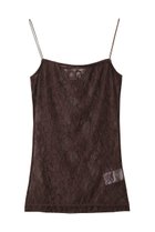 【カオス/Chaos】の【Dhruv Kapoor】レースキャミソール ダークブラウン|ID: prp329100004932488 ipo3291000000037021652
