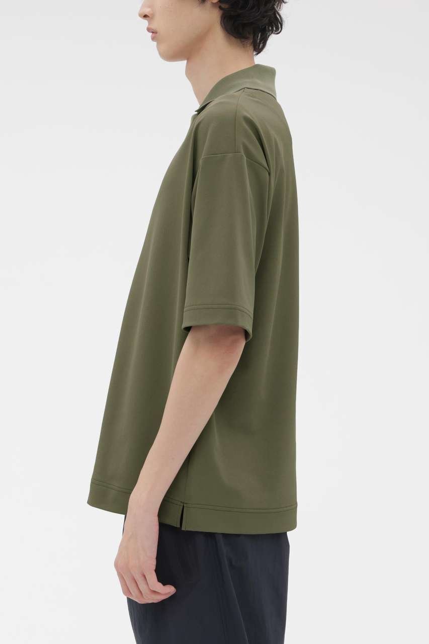 【その他のブランド/Other】のHIGHDENCE MESH JERSEY TOP 人気、トレンドファッション・服の通販 founy(ファニー) 　ファッション　Fashion　レディースファッション　Fashion for Women　トップス・カットソー　Cut & Sew Tops　シャツ・ブラウス・オフィスカジュアル　Elegant Blouses & Button-Ups　ロングTシャツ・Tシャツ　Longline T-Shirts & Tees　カットソー・ベーシックTシャツ　Cut-and-Sewn Tops / Stretch Tees & Basics　コレクション　Collection, Seasonal Line　ショート　Short, Short Length　スポーティ　Sporty, Casual Athletic　スリーブ　Sleeve, Long Sleeve / Short Sleeve　フロント　Front, Front Design　ポロシャツ　Polo Shirt, Collared Tee　マーガレット　Marguerite, Daisy Pattern　リラックス　Relax, Relaxed Fit　夏　Summer　other-3|ID: prp329100004932490 ipo3291000000037021675