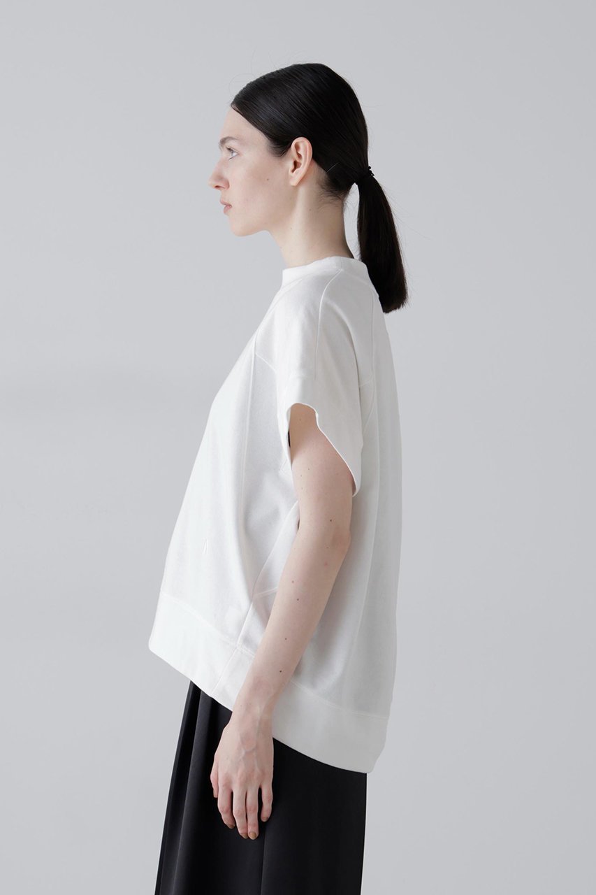 【アドーア/ADORE】のミニウラケトップス 人気、トレンドファッション・服の通販 founy(ファニー) 　ファッション　Fashion　レディースファッション　Fashion for Women　トップス・カットソー　Cut & Sew Tops　シャツ・ブラウス・オフィスカジュアル　Elegant Blouses & Button-Ups　ロングTシャツ・Tシャツ　Longline T-Shirts & Tees　カットソー・ベーシックTシャツ　Cut-and-Sewn Tops / Stretch Tees & Basics　ショート　Short, Short Length　シンプル　Simple, Minimal　スウェット / スエット　Sweatshirt, Sweatwear　スリーブ　Sleeve, Long Sleeve / Short Sleeve　ループ　Loop, Loop Knit　エレガント 上品　Elegant　other-4|ID: prp329100004932491 ipo3291000000037021685