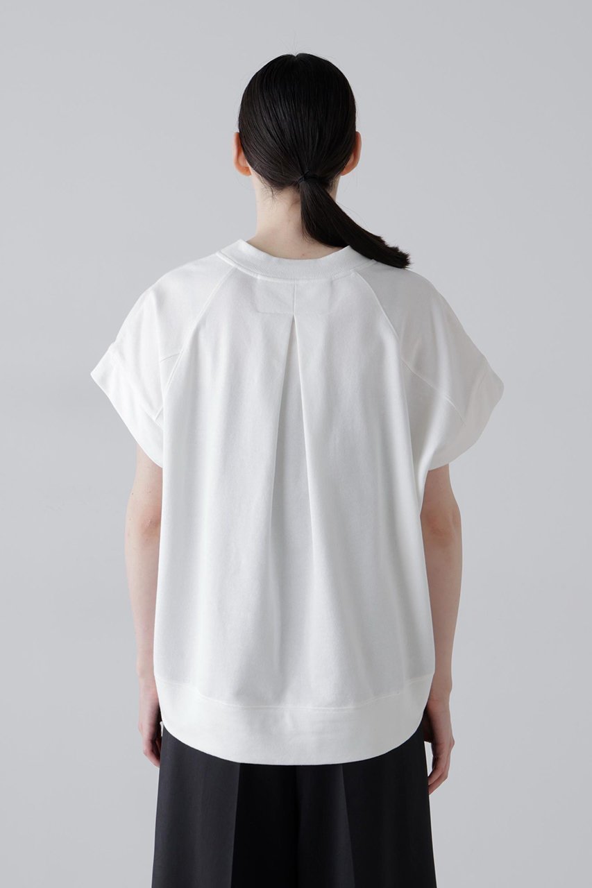 【アドーア/ADORE】のミニウラケトップス 人気、トレンドファッション・服の通販 founy(ファニー) 　ファッション　Fashion　レディースファッション　Fashion for Women　トップス・カットソー　Cut & Sew Tops　シャツ・ブラウス・オフィスカジュアル　Elegant Blouses & Button-Ups　ロングTシャツ・Tシャツ　Longline T-Shirts & Tees　カットソー・ベーシックTシャツ　Cut-and-Sewn Tops / Stretch Tees & Basics　ショート　Short, Short Length　シンプル　Simple, Minimal　スウェット / スエット　Sweatshirt, Sweatwear　スリーブ　Sleeve, Long Sleeve / Short Sleeve　ループ　Loop, Loop Knit　エレガント 上品　Elegant　other-5|ID: prp329100004932491 ipo3291000000037021686